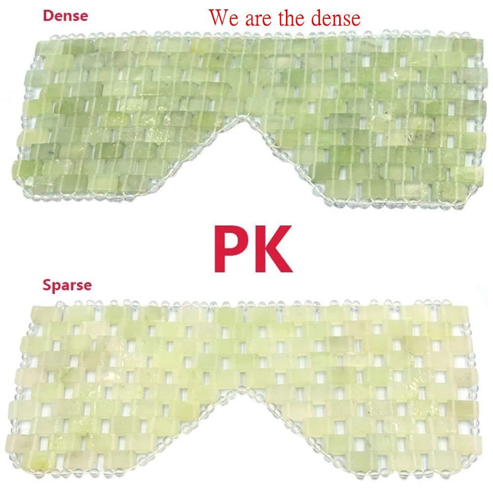 AITELEI AITELEI Natural Jade Eye Mask Anti-Aging Facial Sleeping Eye Mask Hot or Cold Therapy Blindfold for Puffy Eyes, eye masks for dark circles and puffiness Massage Tool