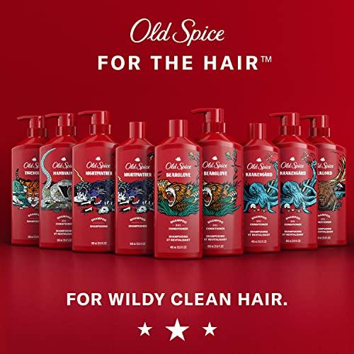 Old Spice Old Spice Men's 2-in-1 Shampoo and Conditioner, MambaKing, Twin Pack, 43.8 Fl Oz
