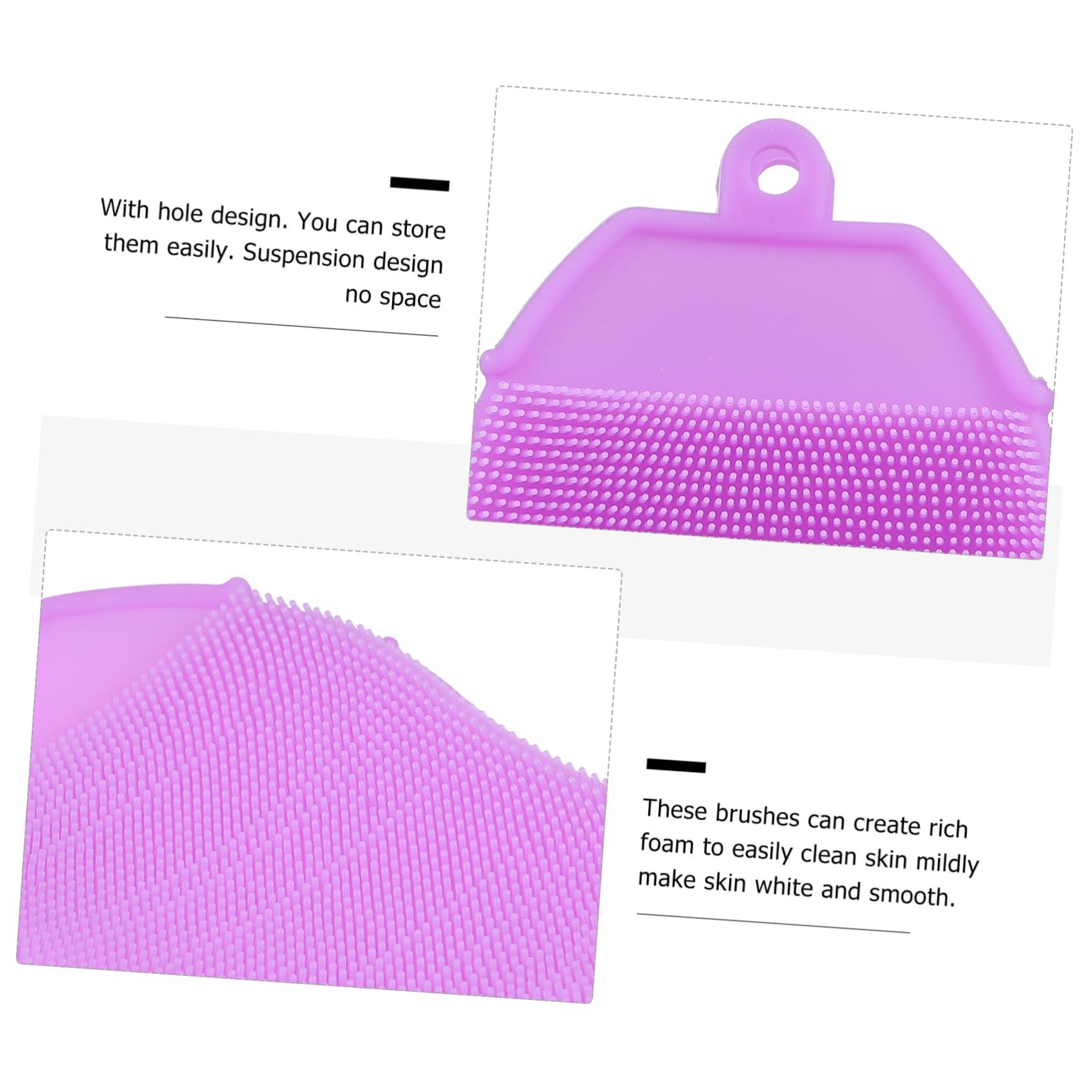 Gogogmee Gogogmee Silicone Baby Shower Bath Brush for Infants Family Bathing Tool Exfoliating Pad Gentle on Skin Easy to Clean Non-Slip