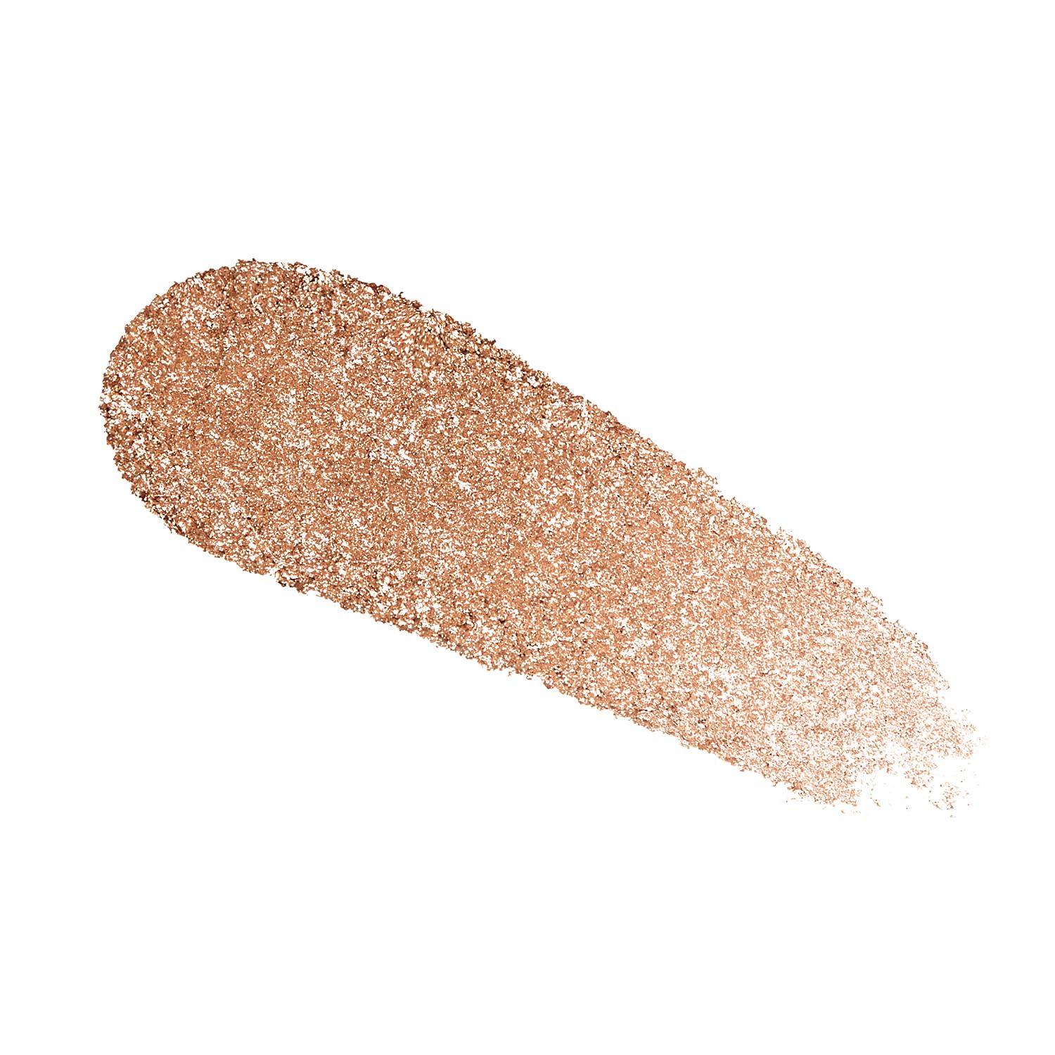 FLOWER BEAUTY FLOWER BEAUTY By Drew Barrymore Chrome Crush Eyeshadow - Gel Powder + Buildable Formula - Shimmer + Glitter - Eyeshadow Topper (Copper)