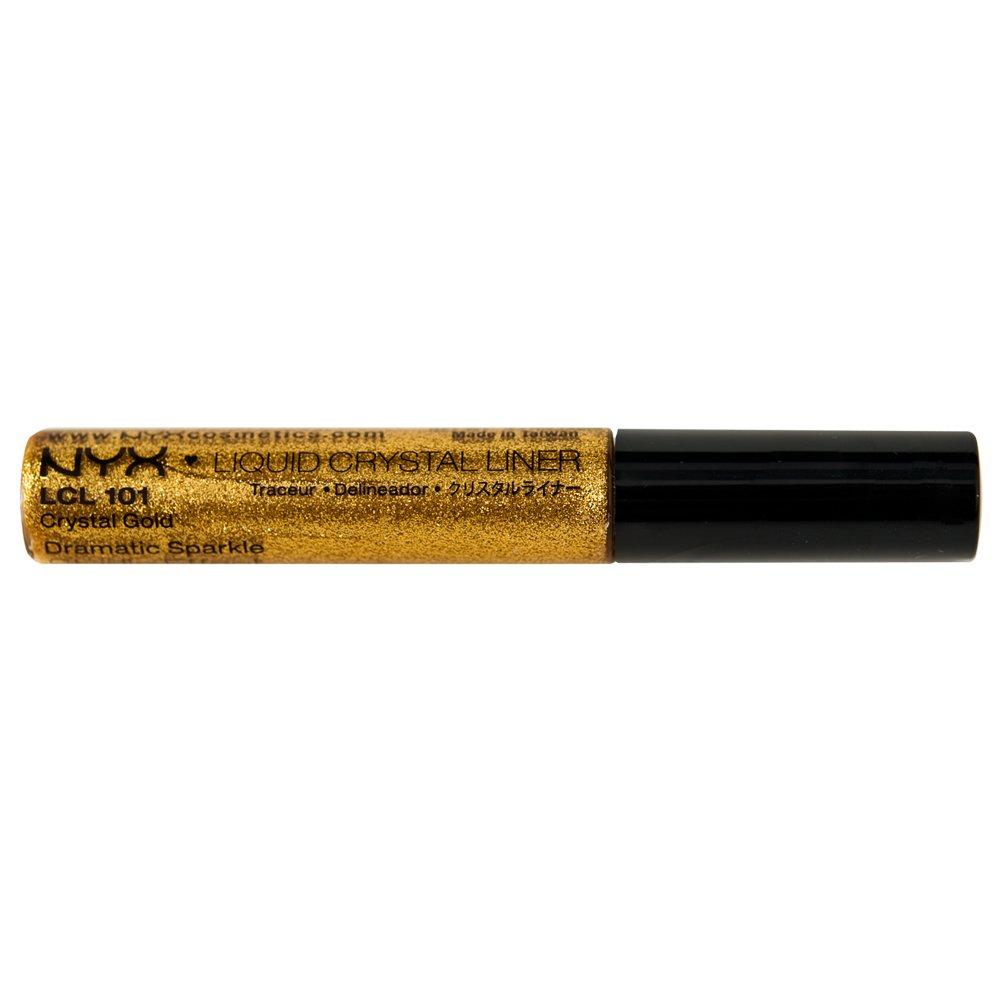 NYX PROFESSIONAL MAKEUP NYX Professional Makeup Liquid Crystal Liner, Crystal Gold, 0.384 Ounce