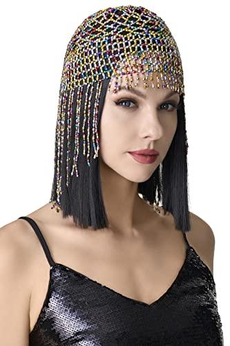 Beaded flapper cap cheap