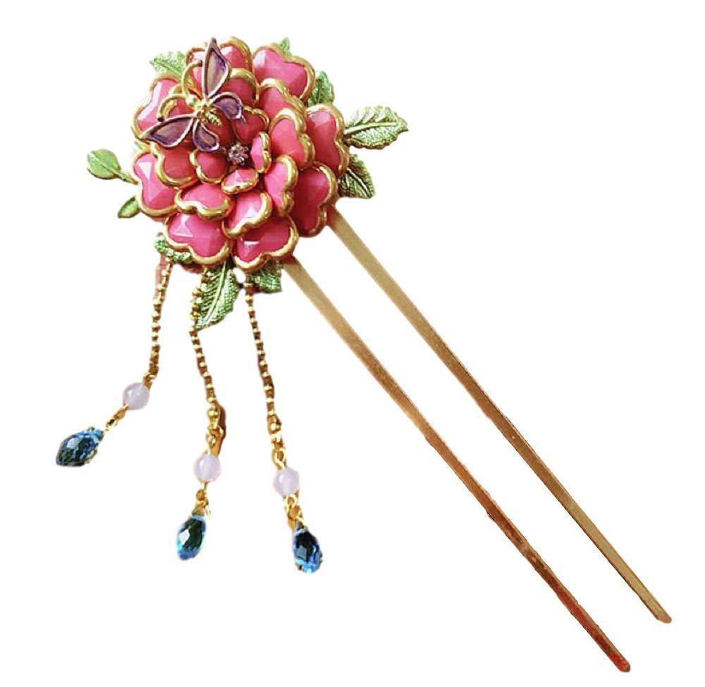 GK-O GK-O Anime Akatsuki no Yona Handmade Cosplay Hairpin Hair Clips Costume Hair Accessory