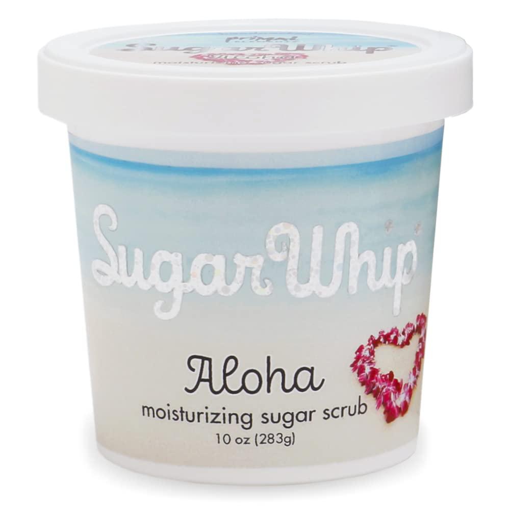 Primal Elements Primal Elements Sugar Scrub, Exfoliating Sugar Whip, Body Cleanser and Moisturizer - Aloha, 10 oz Package