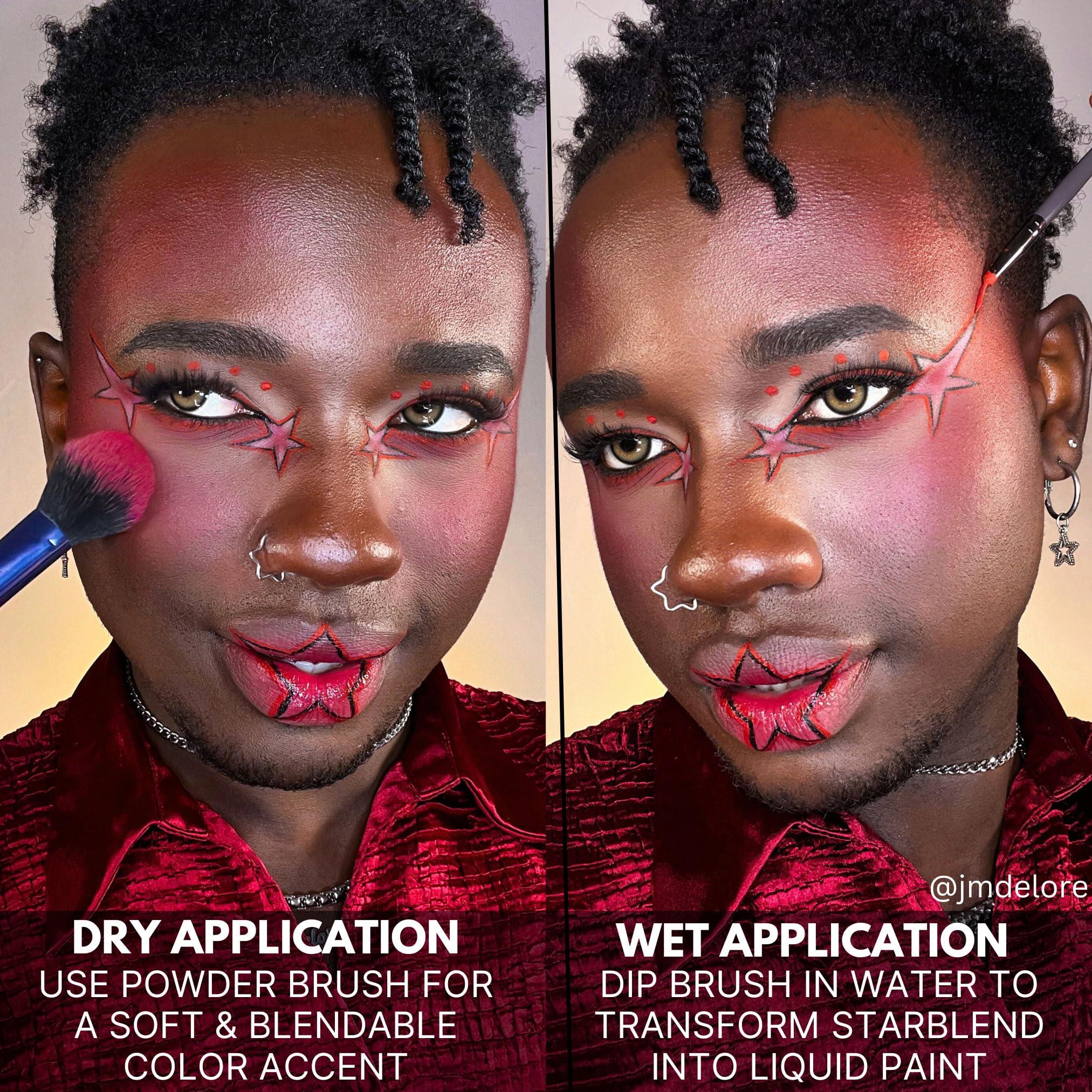 Mehron Mehron Makeup StarBlend Cake Makeup | Wet/Dry Pressed Powder Face Makeup | Powder Foundation | Pink Face Paint & Body Paint 2 oz (56g)