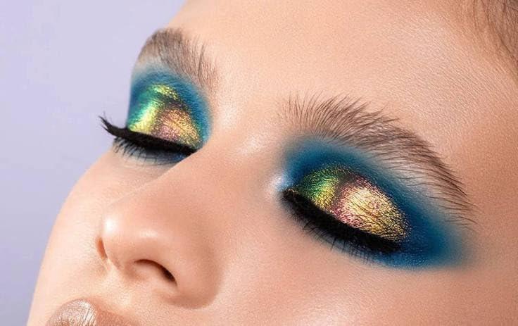 Natasha Denona Natasha Denona Chromium Liquid Eyeshadow - Scarab (gold, yellow, blue)+ Bonus Premium Korean BlueBerry Sheet Masque