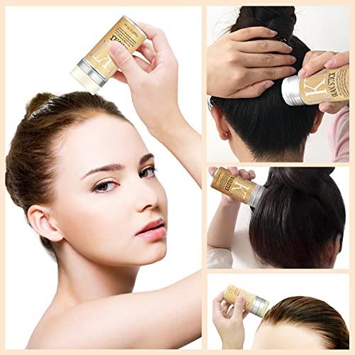 Shiyalan Hair Wax Stick, 2 PCS - Slick Stick for Hair Non-greasy Styling Hair Pomade Stick for Flyaways Edge Frizz Hair, 2.7 Oz