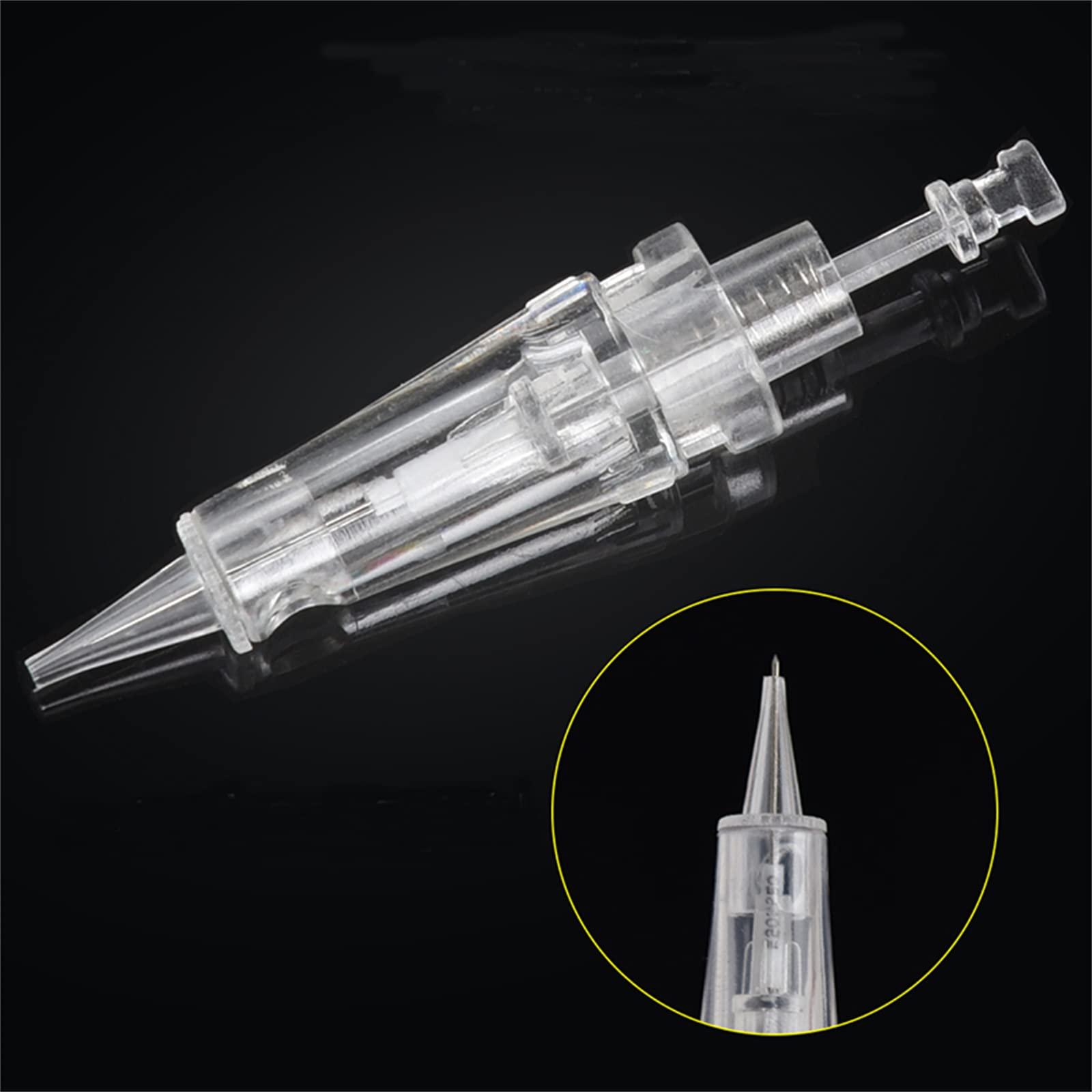 MAXSMLZT 50pcs Tattoo Needles Permanent Makeup Cartridge Needles Tattoo Gun 1RL/3RL/5RL for Digital Eyebrow/Lips/Eyeliner Machine,2rl