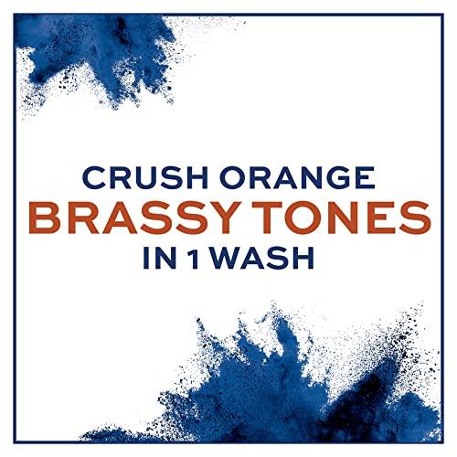 John Frieda John Frieda Blue Crush Conditioner, Toning Shampoo for Brunette Hair, Nourishes Color-Treated and Natural Hair, Blue Pigments for Vibrant, Cool-Toned Brunette Hair by Reducing Orange Tones, 8.3 Oz