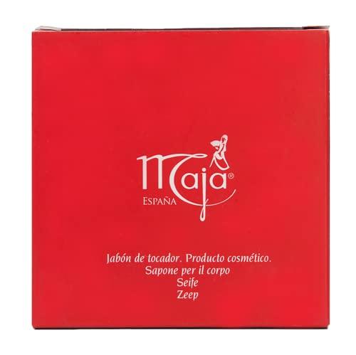 Maja Maja, Classic Soap Perfumed Soap Round and Luxurious Round Soap to Clean and Moisturize your skin Leaves Skin Beautifully Scented and Soft 3Pack of 3.5 Oz Bar Soaps, Rose, 3 Count, (Pack of 3)