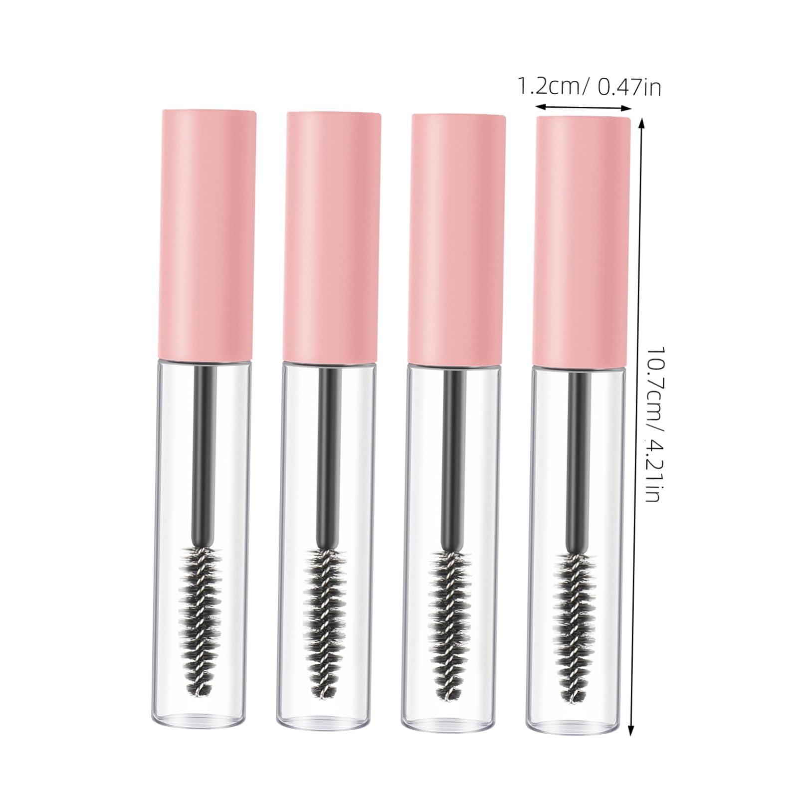 FOMIYES FOMIYES 10pcs Mascara Empty Tube Mascara Volume Mascara Tubes Empty Mascara Tube Clear Empty Eyelashes Mascara Tube Empty Eyelash Mascara Tube Refillable Empty Mascara Palette Plastic Pink