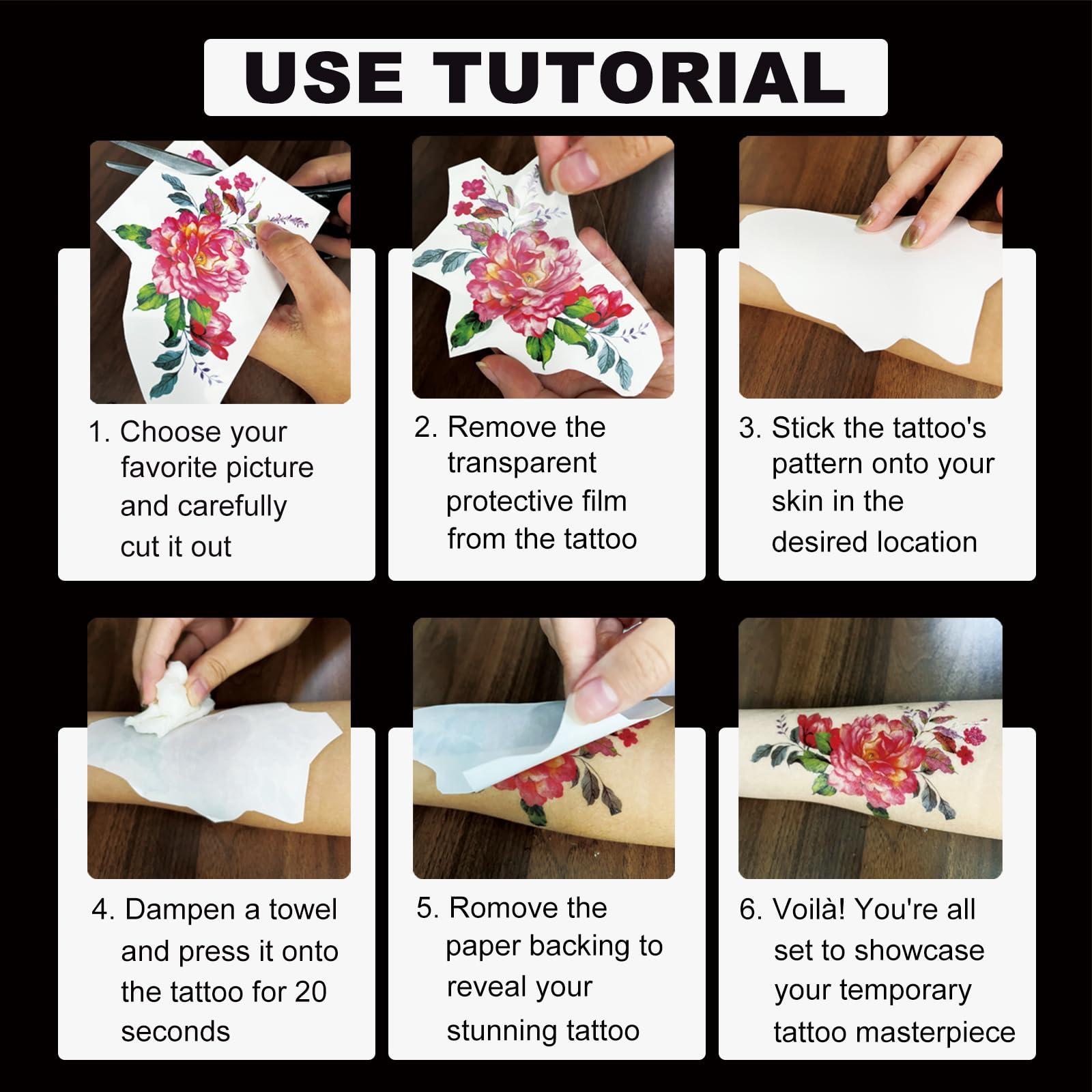 Kotbs Tribal Tattoo 2-Sheets (Set3: Over-the-shoulder (2 Sheets))