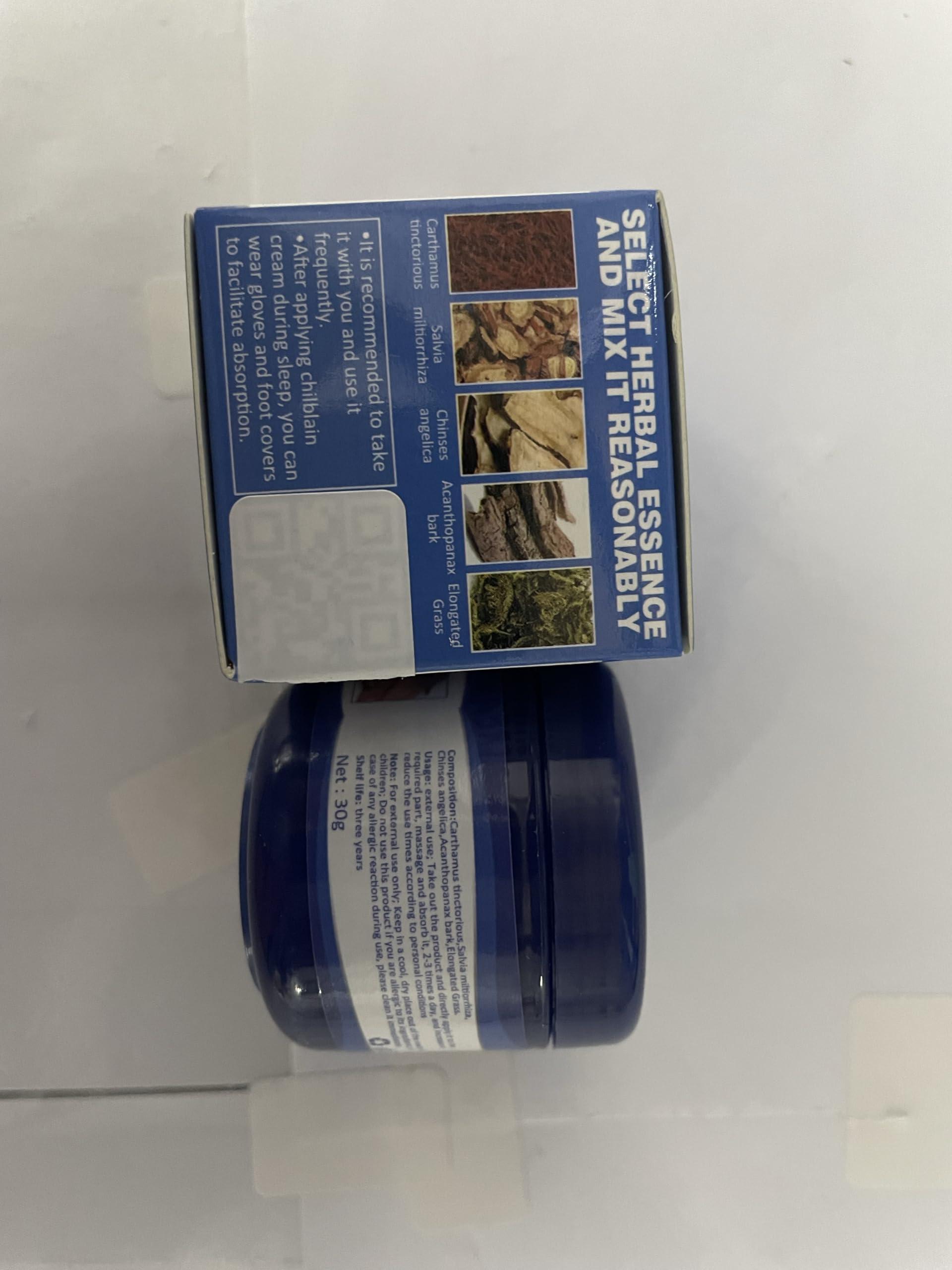 DRXVE DRXVE Chilblain Cream, Anti-cracking Frostbite Moisturiser Deep Nourishing, Anti Crack & Hand Foot Cream, Foot Repair Cream, for Dry Cracked Heels Callus Remover (2 Pc)