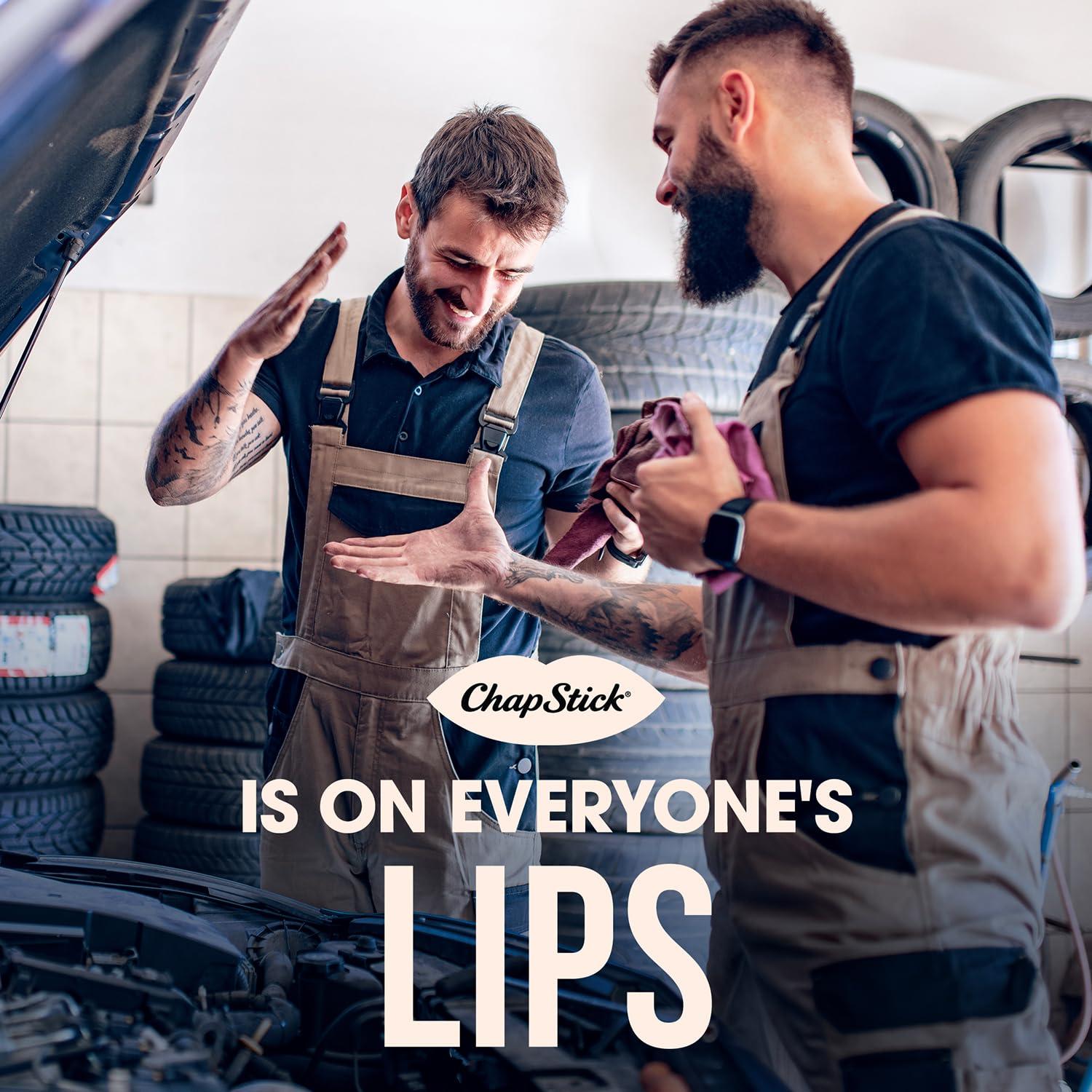 ChapStick ChapStick Bulk Lip Balm, Classic Spearmint 12-Pack  Cool & Refreshing Lip Moisturizer for Dry Lips, 0.15 Oz Ea