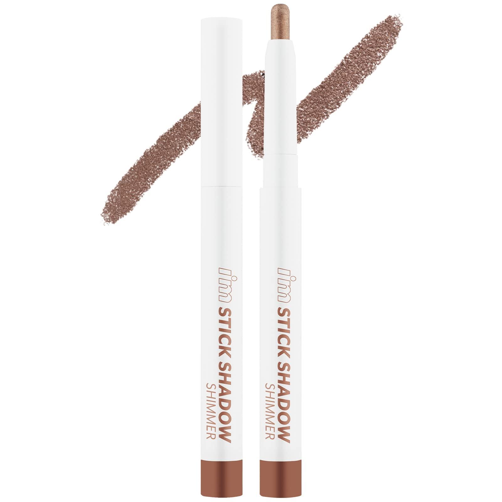 I\'M MEME I\'M MEME Eyeshadow Stick - I\'m Stick Shadow Shimmer 005 Taupe Trinket, 0.03 Oz + Palette - Afternoon Tea Contour Roasting Coffee, 0.4 Oz Bundle