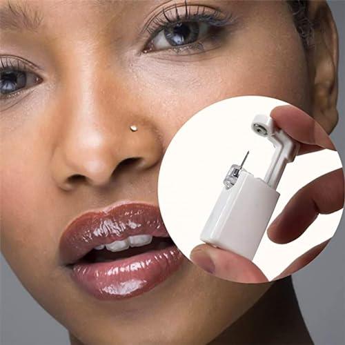 Lyuxzad Lyuxzad Nose Piercing Gun - 2 Pack Self Nose Piercing Kit Unit Disposable Nose Piercing Gun with Nose Stud Piercing Kit Tool for Cartilage Tragus Helix Piercing Gun Piercing Jewelry (Glossy)