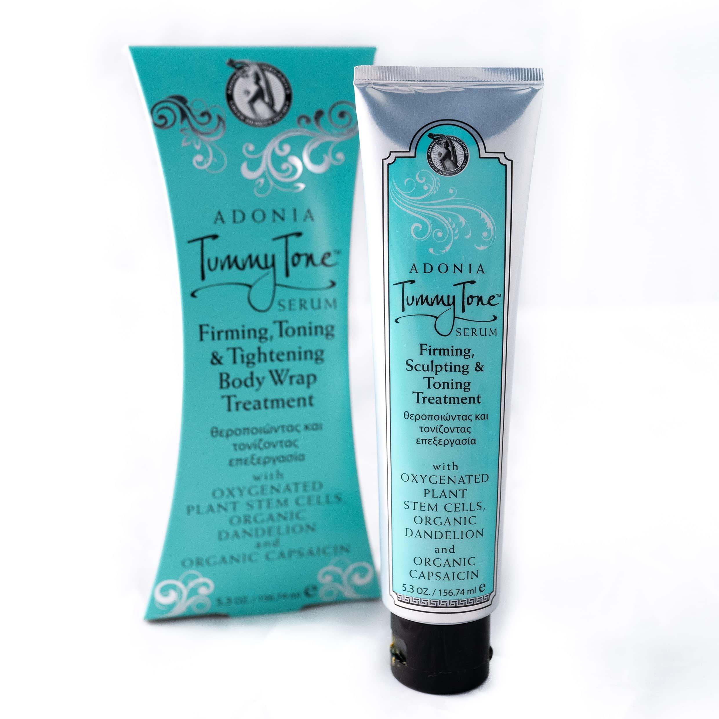 Adonia Organics Adonia Organics Best Organic Tummy Toner - Tighten saggy tummy - Diminish Stretch marks - Reduce Love Handles, Belly Fat, and Excess Skin