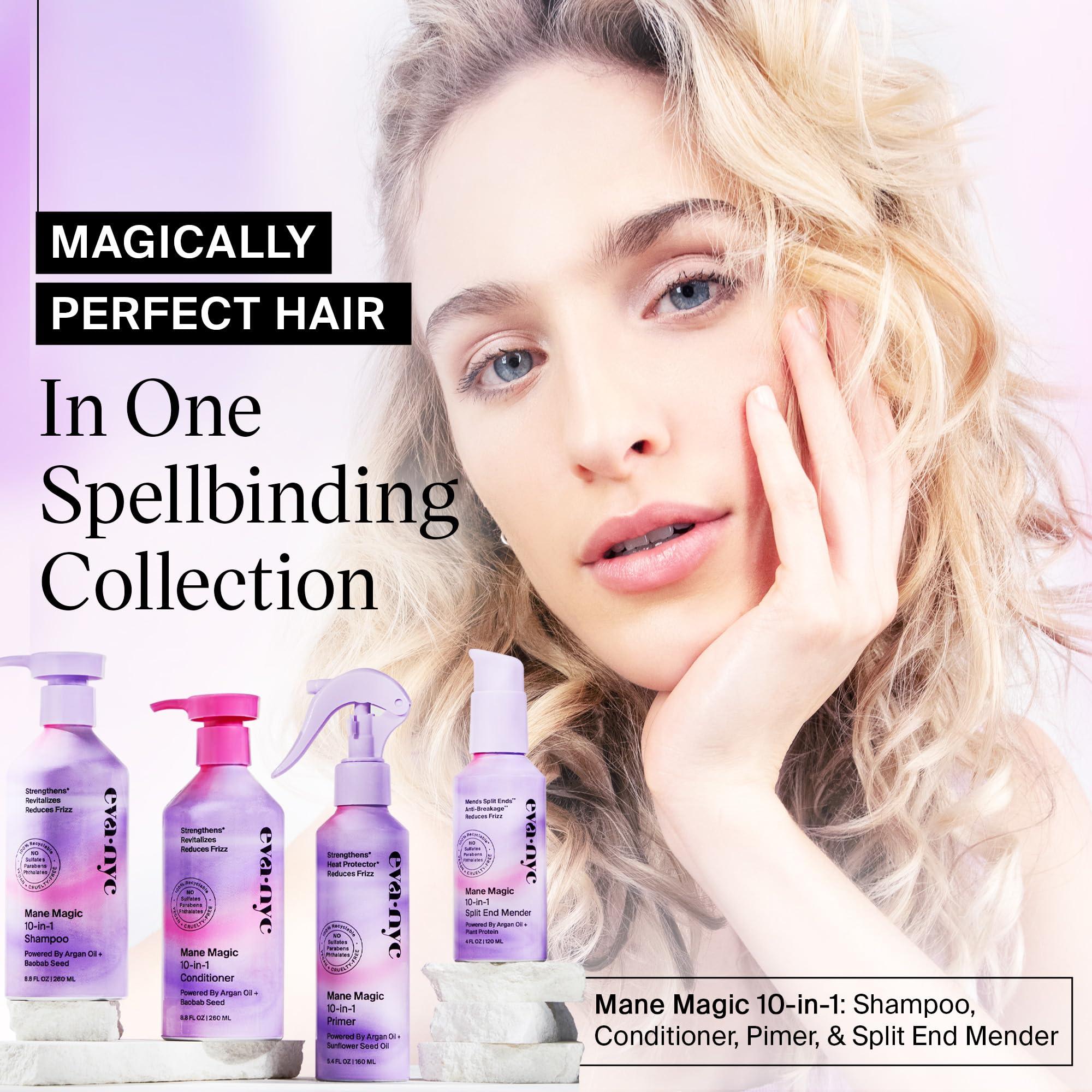 EVA·NYC Eva NYC Mane Magic 10-in-1 Shampoo - Soft, Smooth, Strengthening and Nourishing Sulfate-Free Shampoo for Women, GMO-Free, 8.8 fl oz