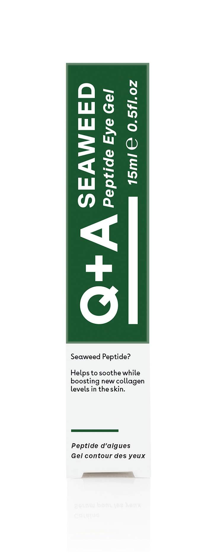 Q+A Q+A Seaweed Peptide Eye Gel, leaves your Under-eye area Firm, Bright and Healthy Looking (0.5 Fl.Oz)
