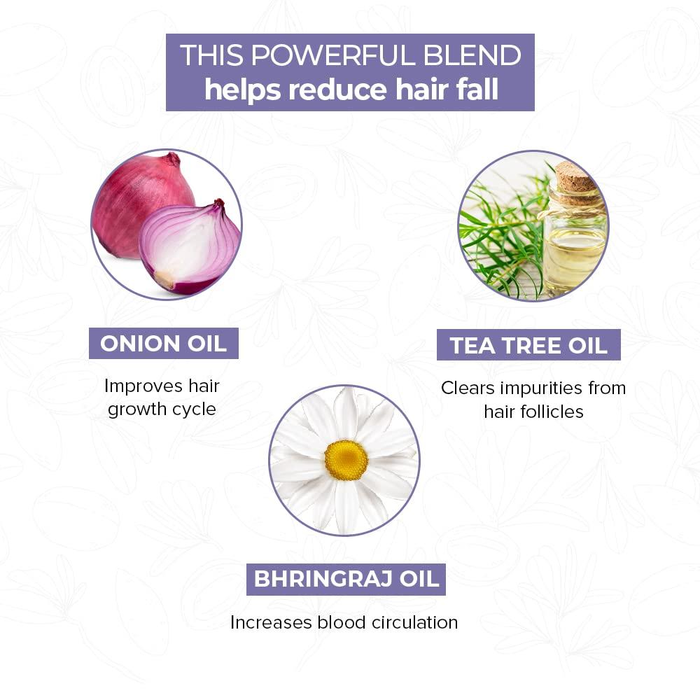 Mars Saturn by GHC Hair Growth Oil (200 Ml), Growwb Hair Nourishing Shampoo (200 Ml) & Biotin Gummies (30 N) For Hair Fall & Hair Growth, Paraben Free, Sls & Sulphate Free - 133.33 Ml (Pack Of 3) Standard