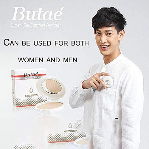 BUTAE Super Oil Control Face Compact Foundation Powder loose Translucent Perfect Skin Smooth Radiance Oil-free Pressed Light weight long lasting Makeup Matte 0.50 Oz (14g)