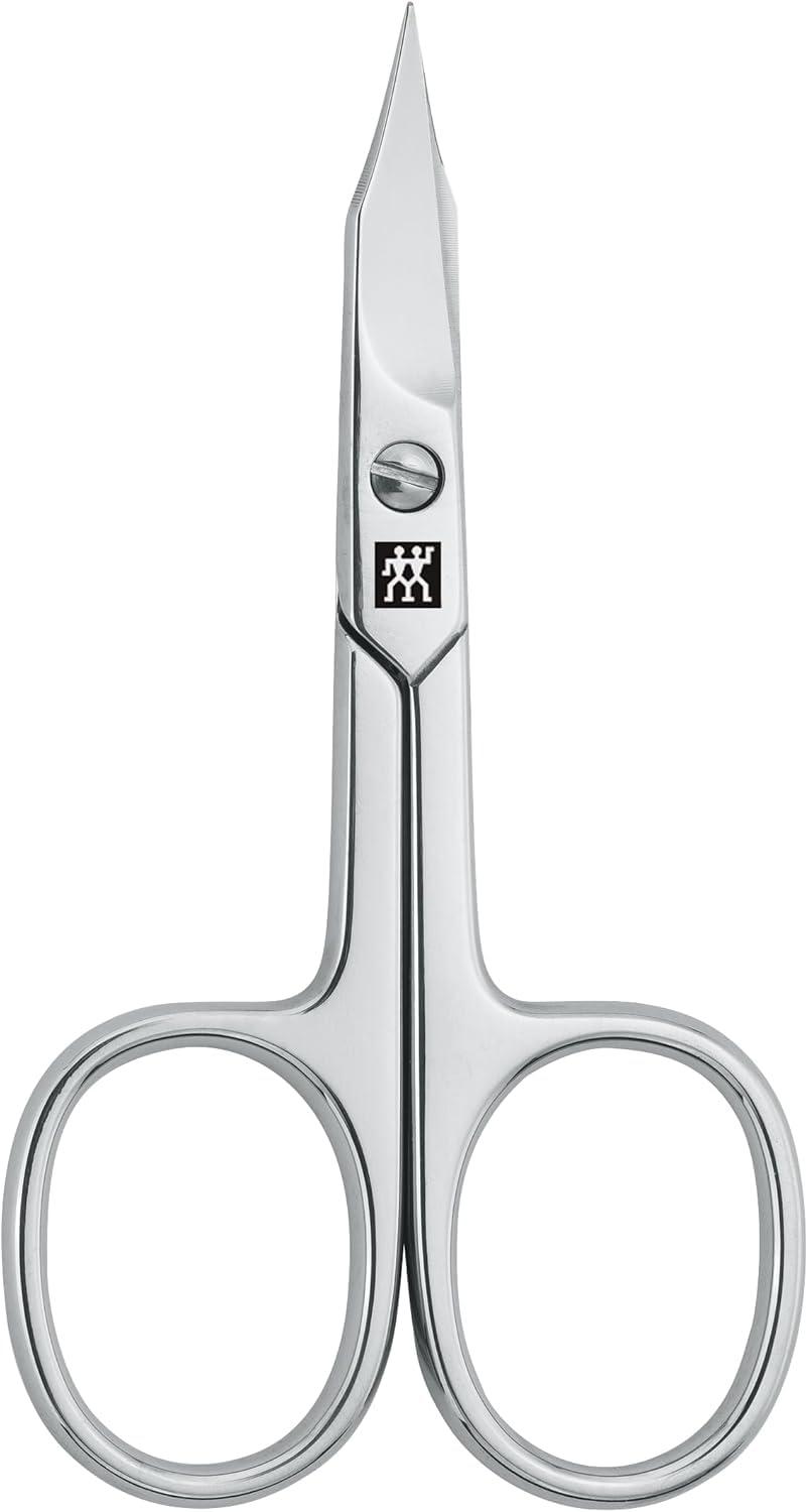 ZWILLING ZWILLING Beauty Classic INOX 8-Piece Manicure and Pedicure Nappa Leather Case with Snap Closure, Nail Care Kit, Premium Travel Nail Set, Black