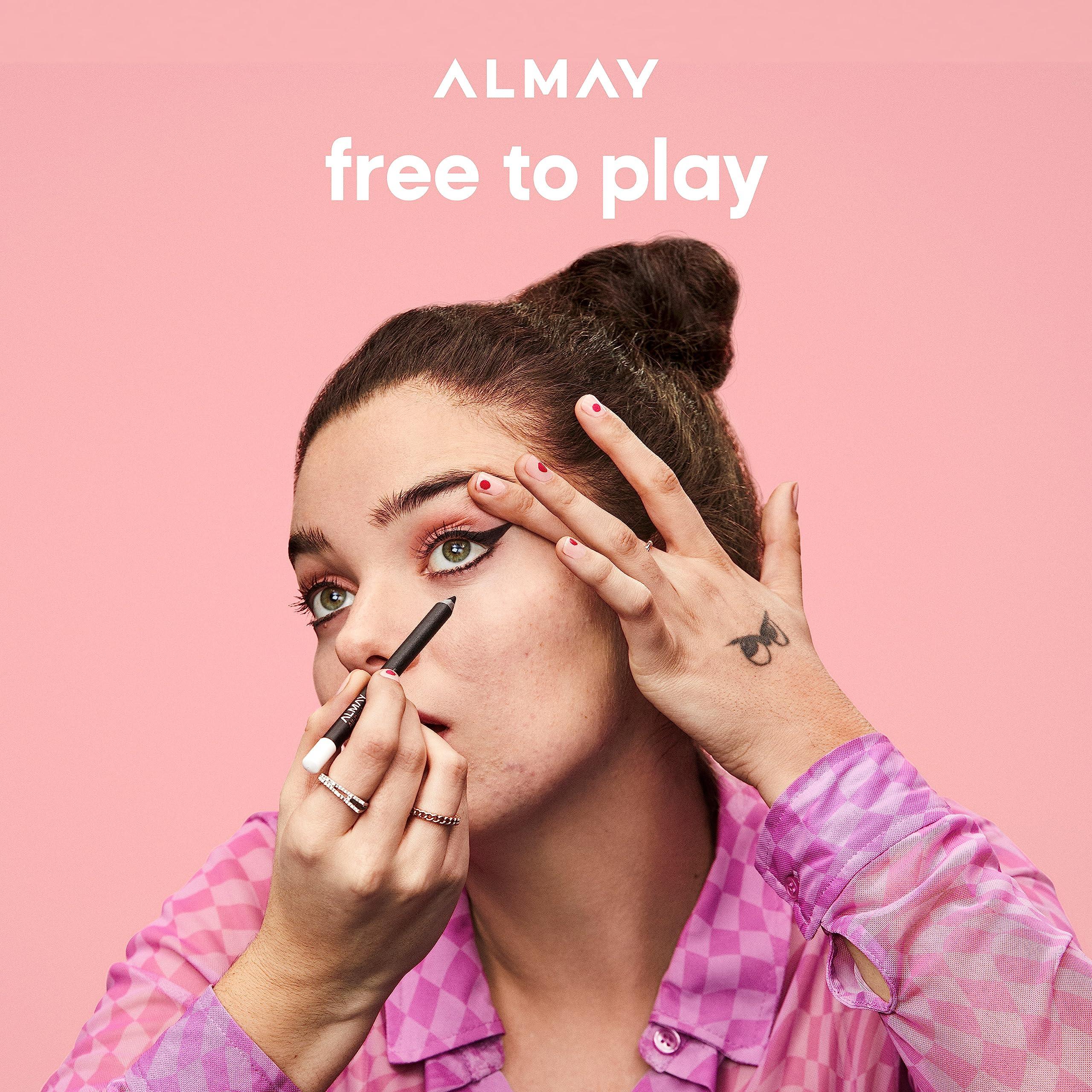 Almay Almay Gel Eyeliner, Waterproof, Fade-Proof Eye Makeup, Easy-to-Sharpen Liner Pencil, 140 Deep Chestnut, 0.045 Oz