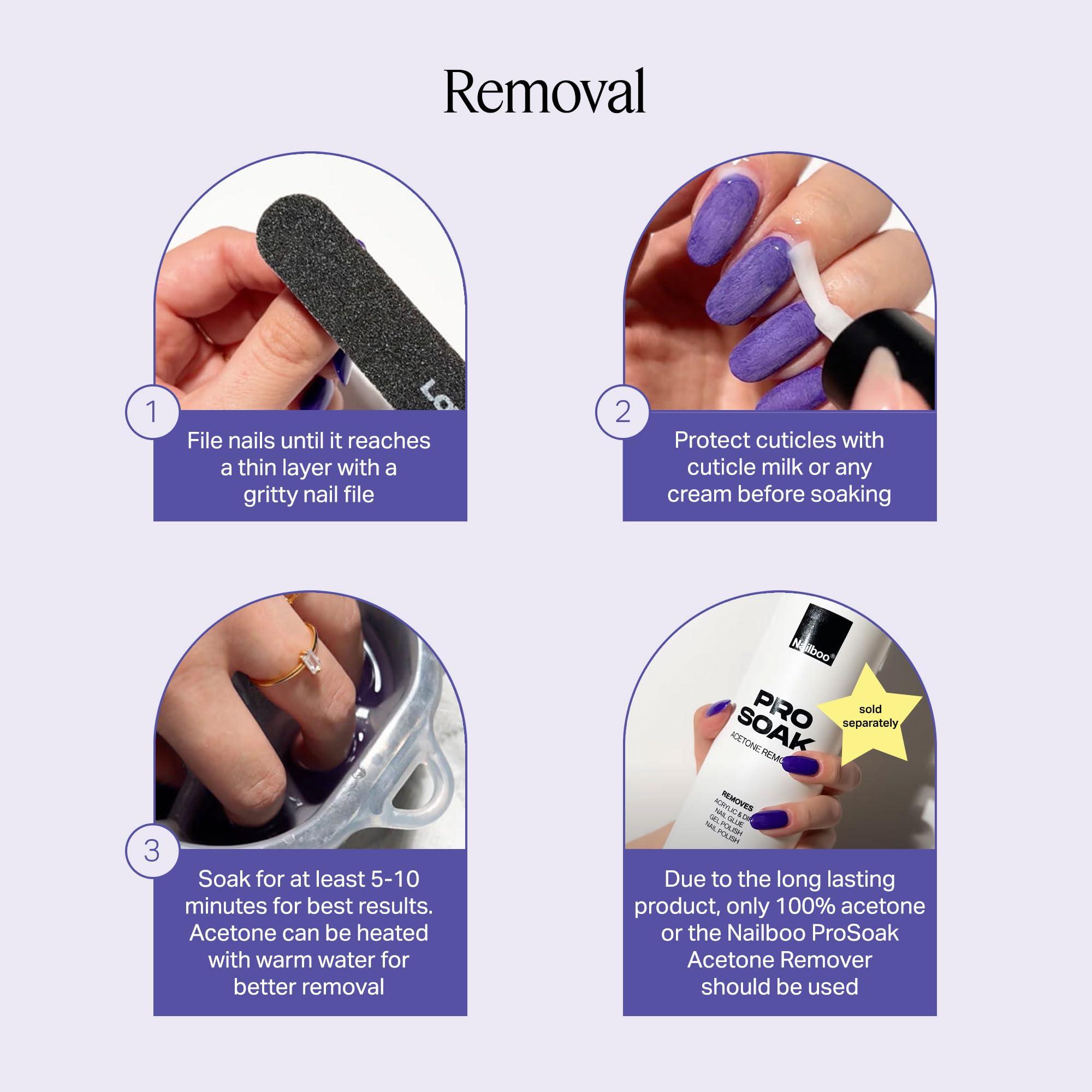 Nailboo Nailboo PREMIUM Nail Dip Powder, Long-Lasting Dip Nails, Use With Nailboo Essential Liquids, Wine Time Deep Burgundy Nail Dip Powder, 0.5 oz (1 Pack)