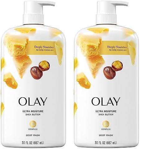 Olay Olay Ultra Moisture Body Wash with Shea Butter, 30 Oz (Pack of 2)