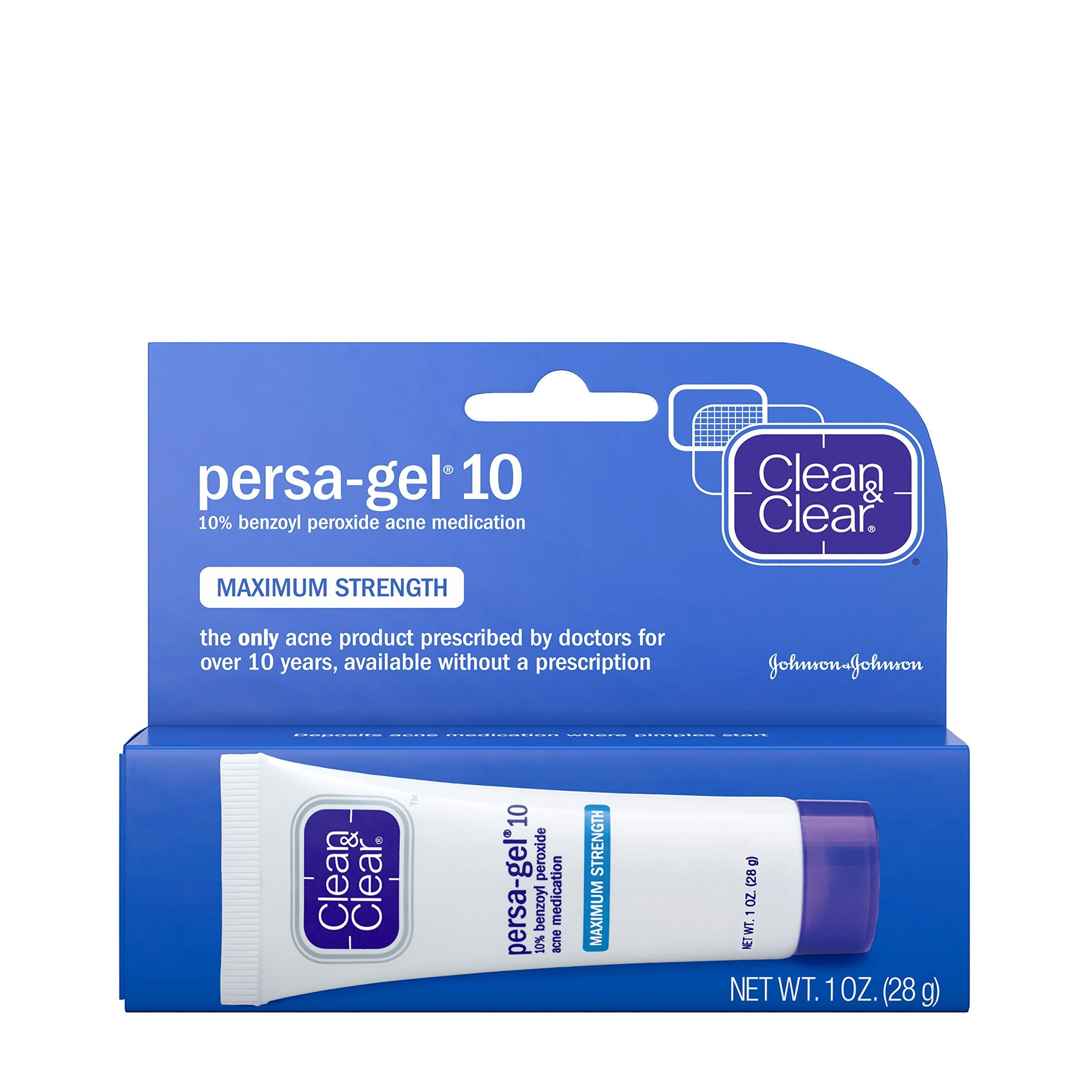 Clean & Clear Clean&clear Clean & Clear Persa-gel 10 Acne Medication Spot Treatment With Maximum Strength 10% Benzoyl Peroxide,1 Oz, 1.0 Ounce