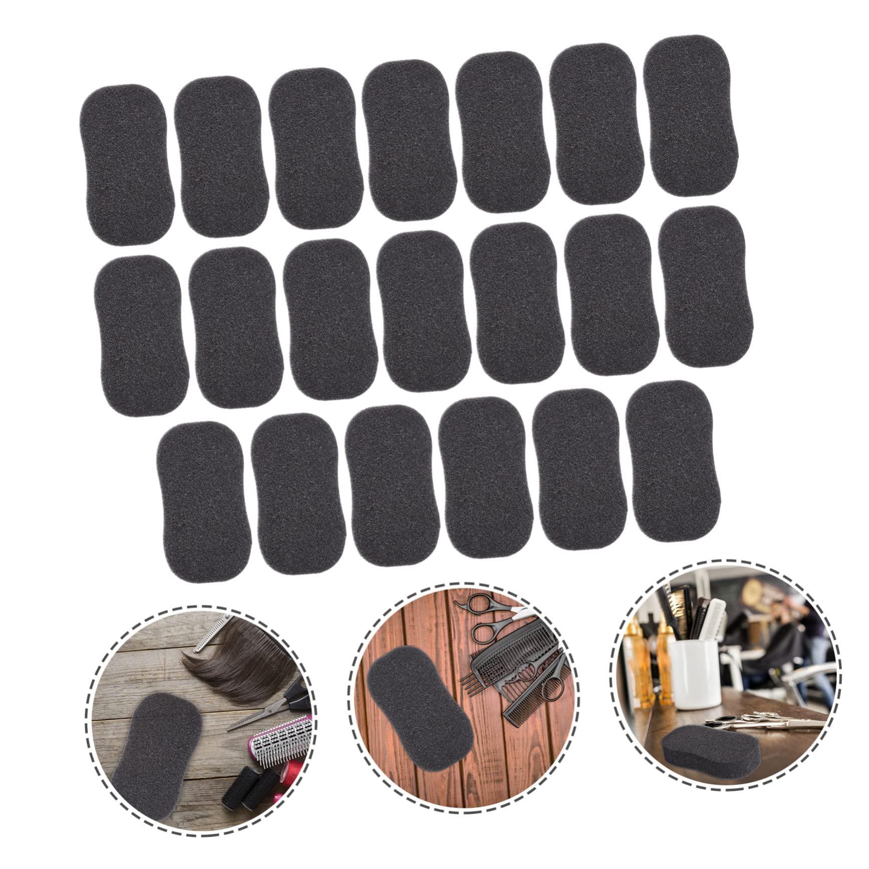 NOLITOY NOLITOY 20pcs Sponge Facial Cleansing Hair Removal Facial Sponges Hairdressing Neck Duster Brush Haircut Face Brush