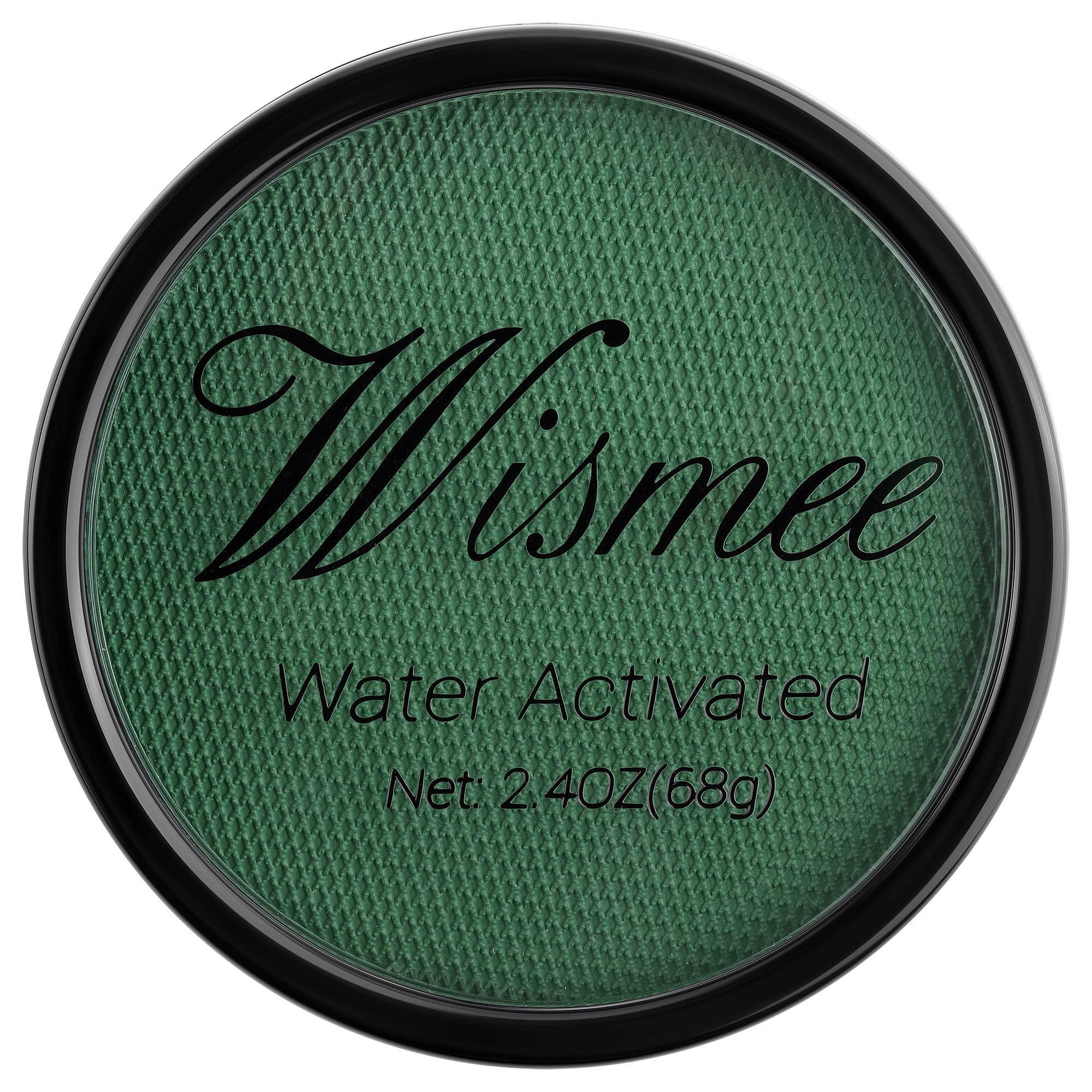 Wismee Wismee Green Face Body Paint, Water Based Body Paint Full Coverage for Adults Children Cosplay Elphaba Witch Costumes Festivals Makeup-Royal Blue