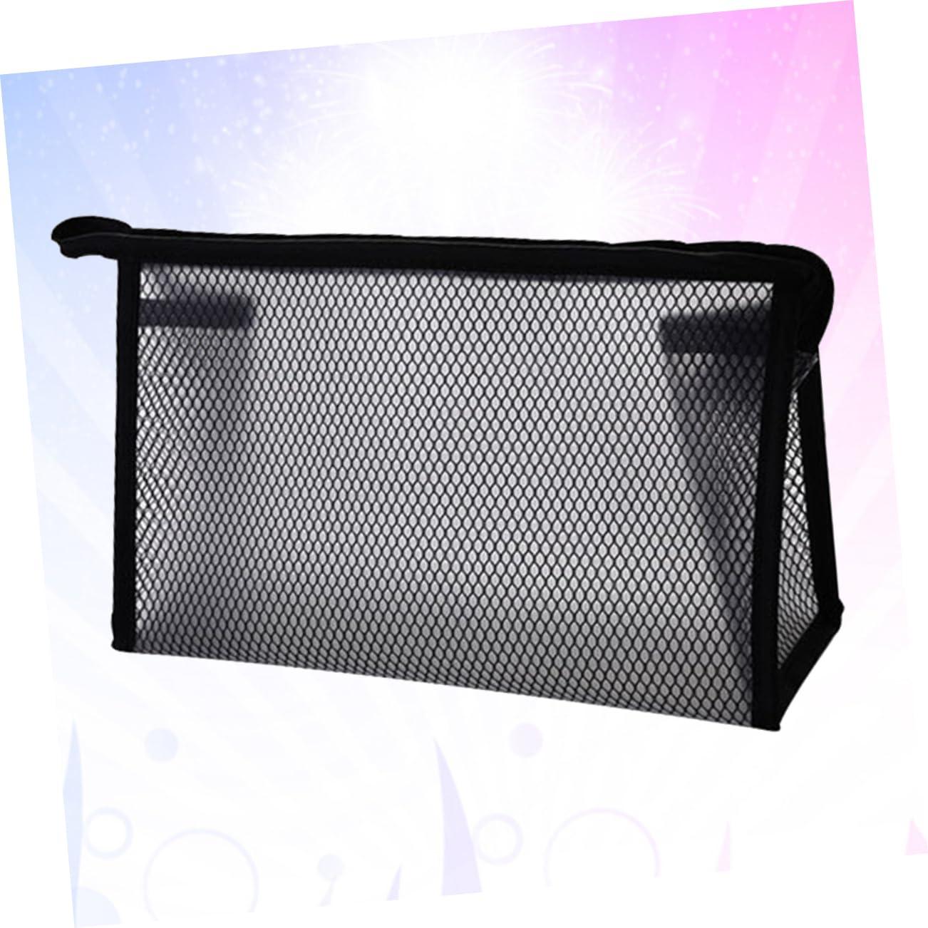 DOITOOL DOITOOL 3 Pcs Makeup Bags Makeup Bag for Travel Clear Makeup Bag Mesh Cosmetic Bag Pouch Bag Mesh Bag Travel Pouch Makeup Pouch Mesh Makeup Bag Toiletries Bag Storage Bag Wash Bag Grid