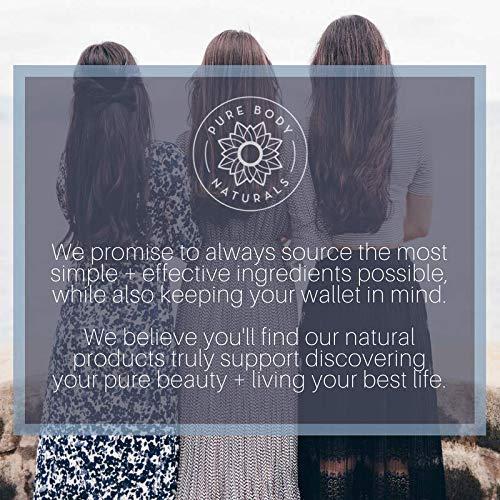 Pure Body Naturals Pure Body Naturals Dead Sea Mud Mask - Face Mask and Body Mud for Acne, Blackheads, and Oily Skin - Facial Self Care for Men and Women - Minimize Pores with Deadsea Mud, Clay, Charcoal - 8.8 Ounce