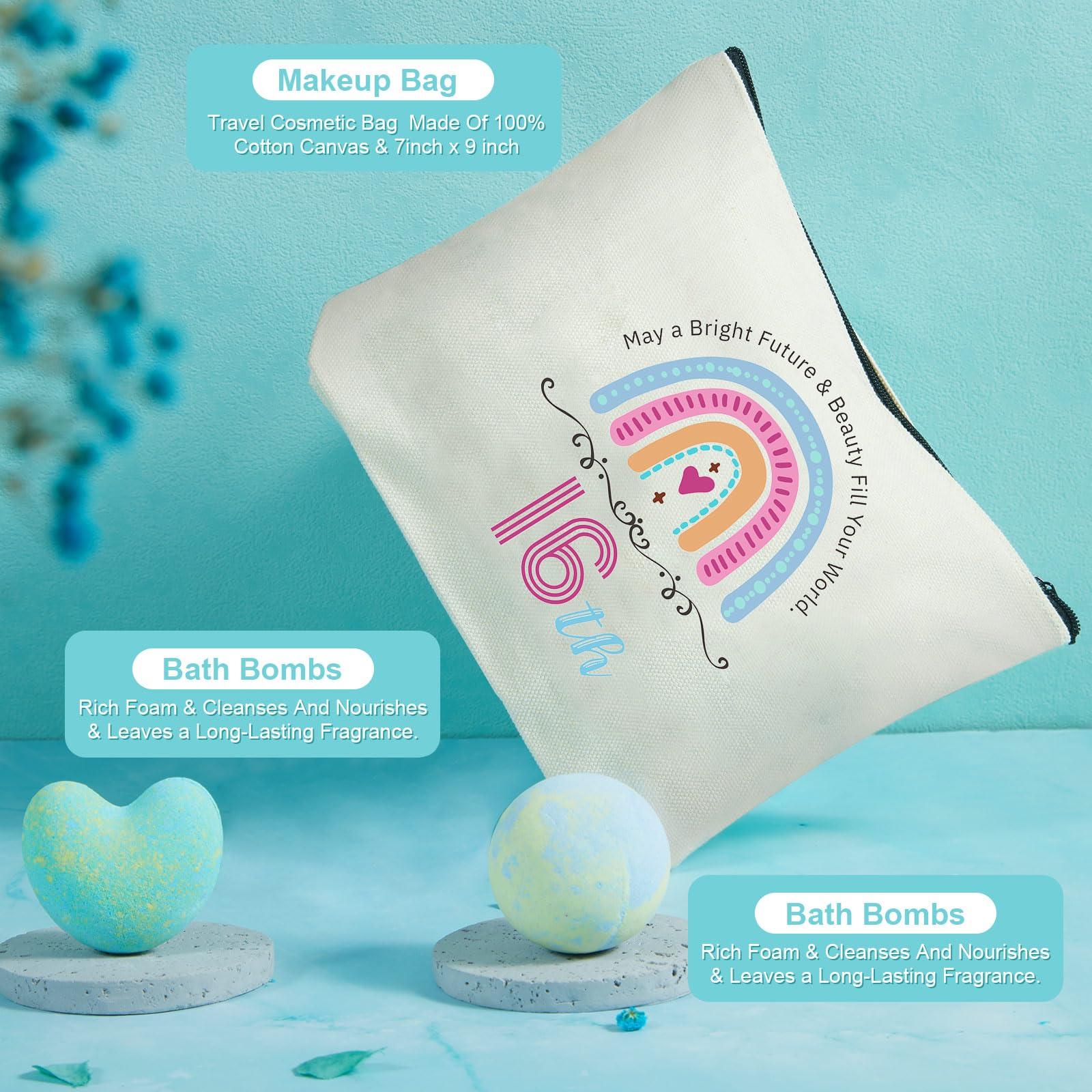 Jaoloong Sweet 16 Gifts for Girls,Best 16 Year Old Girl Birthday Gift ideas Set,Best 16th Birthday Gifts Box for Girls,Cool Gifts Basket for Sixteen Year Old Daughter Granddaughter Niece Sister Trendy 2025