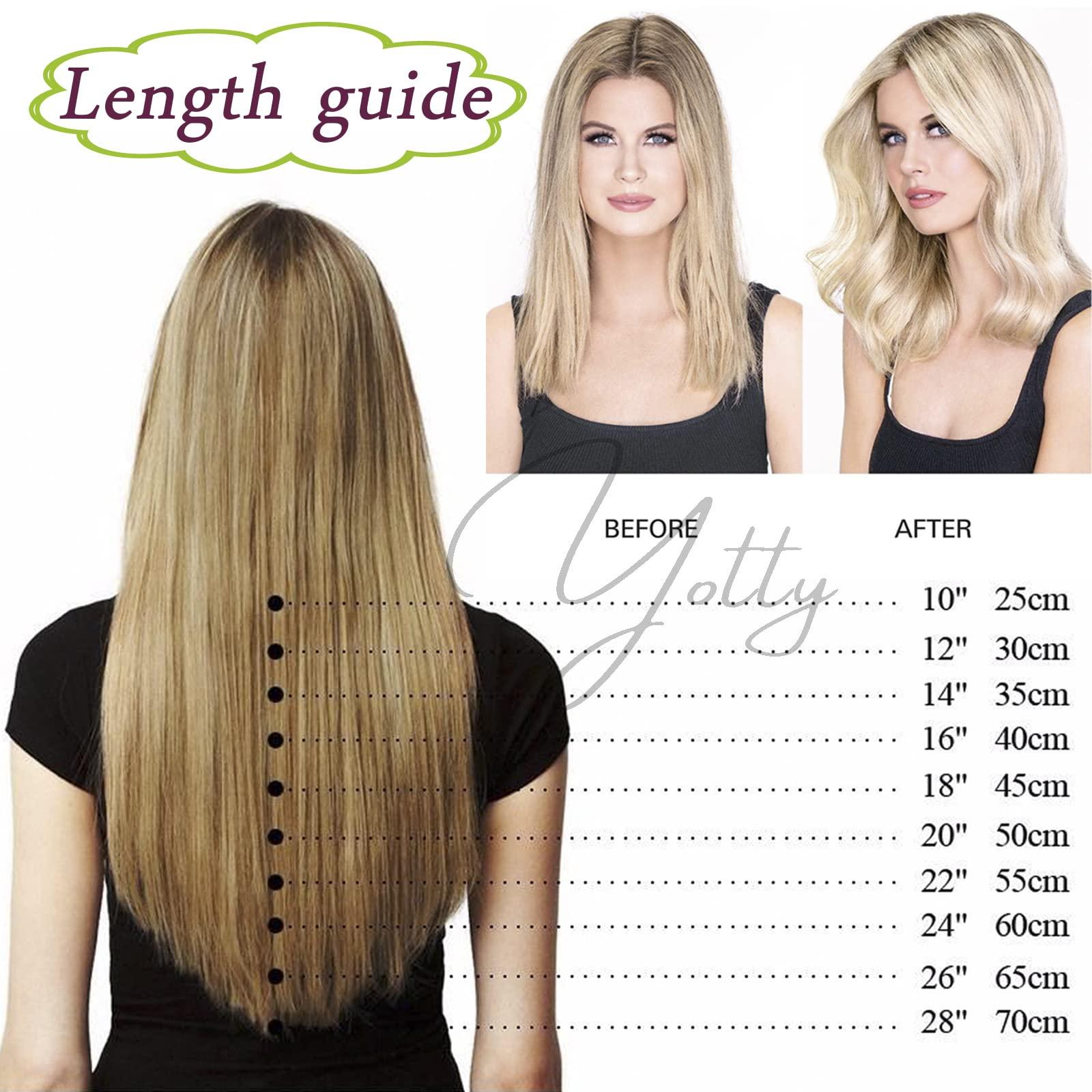 Yotty Nano Ring Hair Extensions Human Hair Keratin Cold Fusion Nano Tip Micro Nano Beads Link Thick Hair Balayage Highlight Ombre Real Remy Hair 1g/s (16inch100gr100s, P18/613 Ash Blonde Mix Light Blonde)