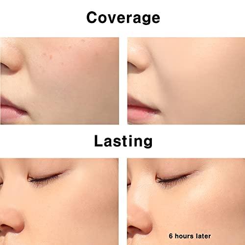 BBI@ BBIA BBIA Last Skin Fit Foundation 1.69 Fl Oz - Improves Uneven Skin Tone, Lightweight, Medium Coverage & Semi-Matte Finish, Soft Spreadability, Vegan Korea Makeup (00 IVORY BEIGE)