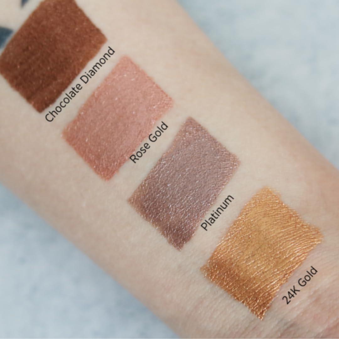 dome BEAUTY dome BEAUTY Eye Jewels 24-Hour Eye Shadow Vegan, Cruelty-Free Long-Lasting Cream Eyeshadow, Radiant Finish Eye Makeup for All Skin Tones, Easy-to-Blend, Smudge-Proof, Chocolate Diamond .15 fl oz