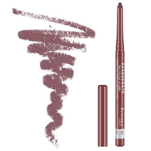 Rimmel Rimmel Exaggerate Lip Liner Addiction, 0.008 Ounce, Pack of 3