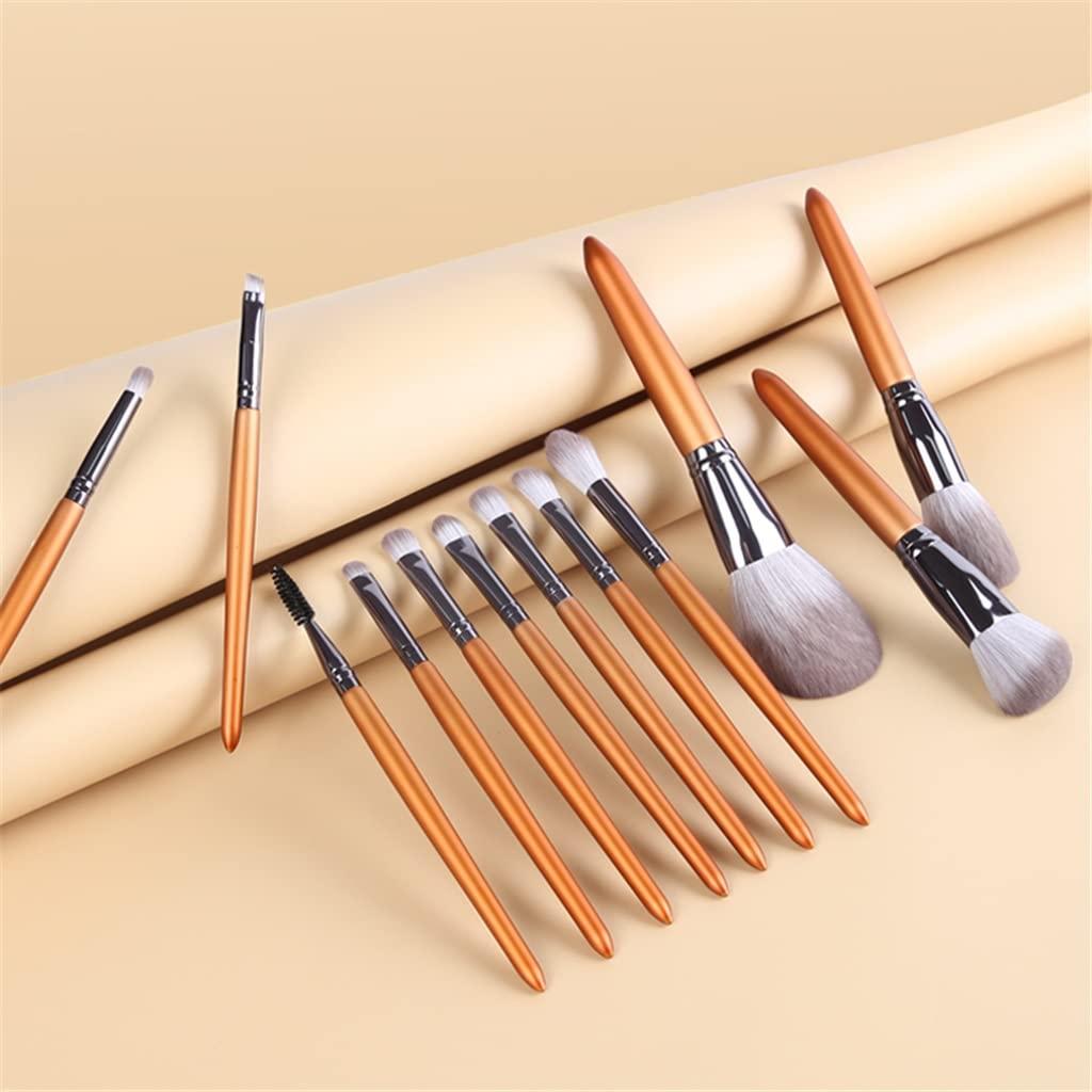 IBDRYKK IBDRYKK Natural Makeup Brushes Set Eyeshadow Make Up Brush Goat Hair Kit for Face Powder Foundation Make Brush Cosmetics