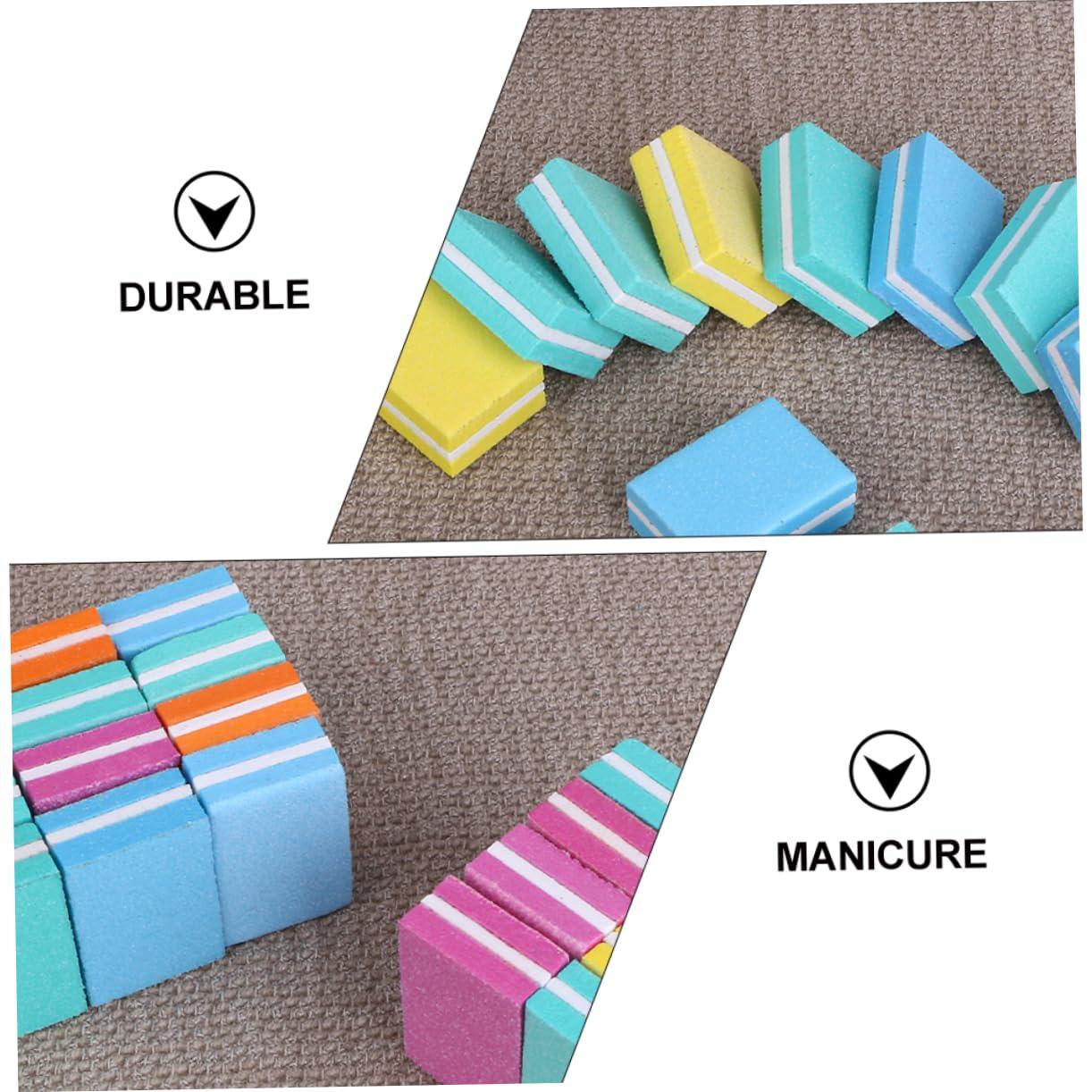 MERRYHAPY MERRYHAPY 30 Pcs Small Square Sanding Nail Buffer Nail File Buffing Sanding Block Buffing Sanding Kit Grit Nail File Nail Files Kit De Manicura Nail Buffers Pedicure Tools