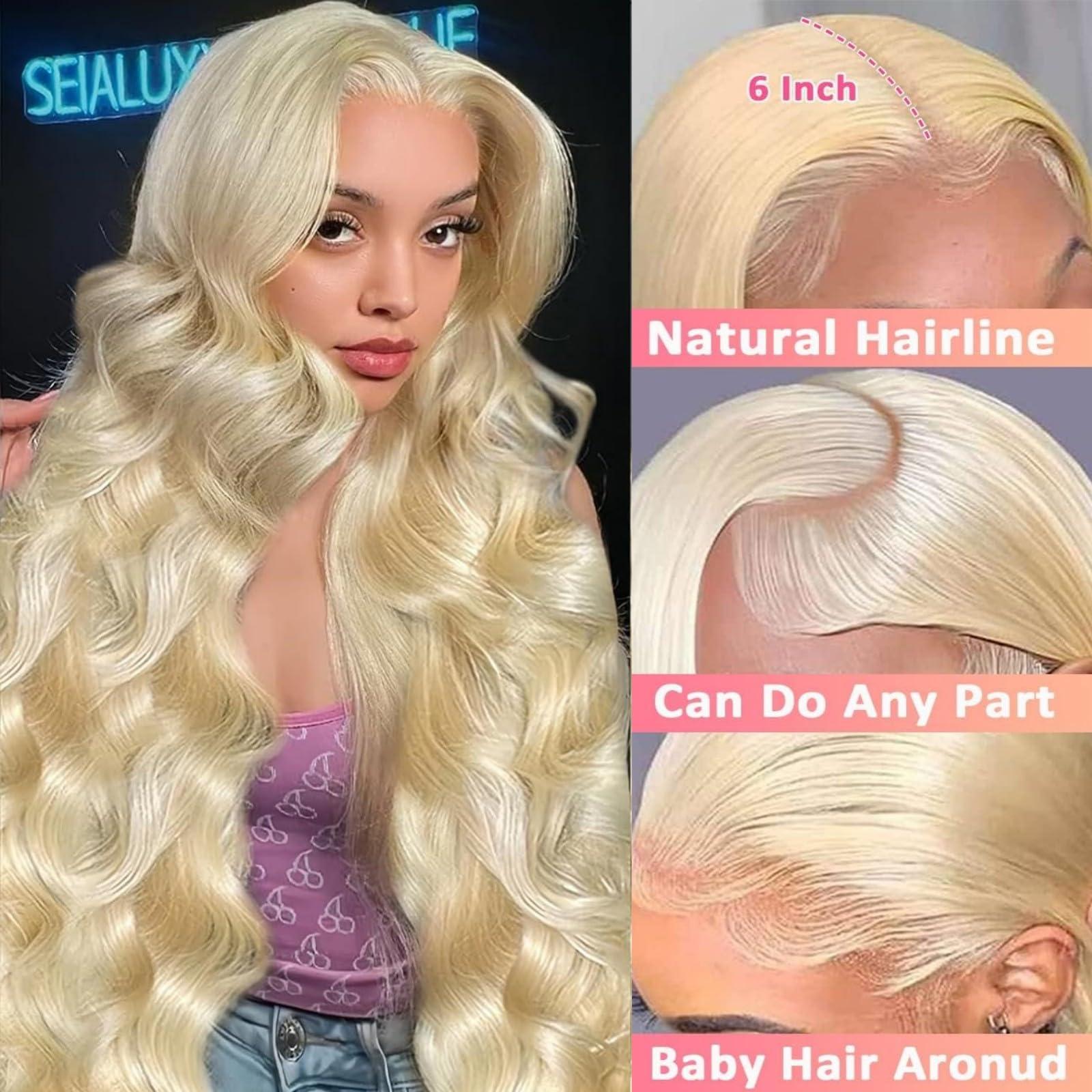 BANGS on TARGET BANGS on TARGET 30 Inch 613 Lace Front Wig Human Hair 210 Density 613 13x6 Blonde Human Hair Wig Body Wave Lace Front Wig Human Hair 613 HD Lace Frontal Wig Pre Plucked with Baby Hair