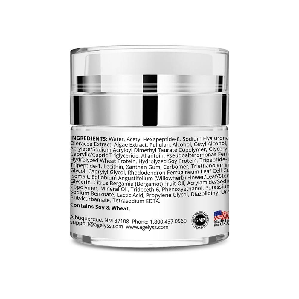 Agelyss Agelyss Neck Firming Cream - With Pepha-Tight and Gatuline Expression - Paraben-Free, Cruelty-Free, Vegan - 1 FL OZ