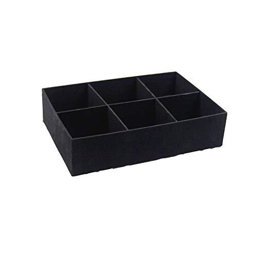 DESIGNSCAPE3D DESIGNSCAPE3D Rolling Makeup Train Case 4 in 1 Cosmetic Makeup Case Large Aluminum Trolley Makeup Travel Case,Compact, Interchangeable, Organized Beauty - Black