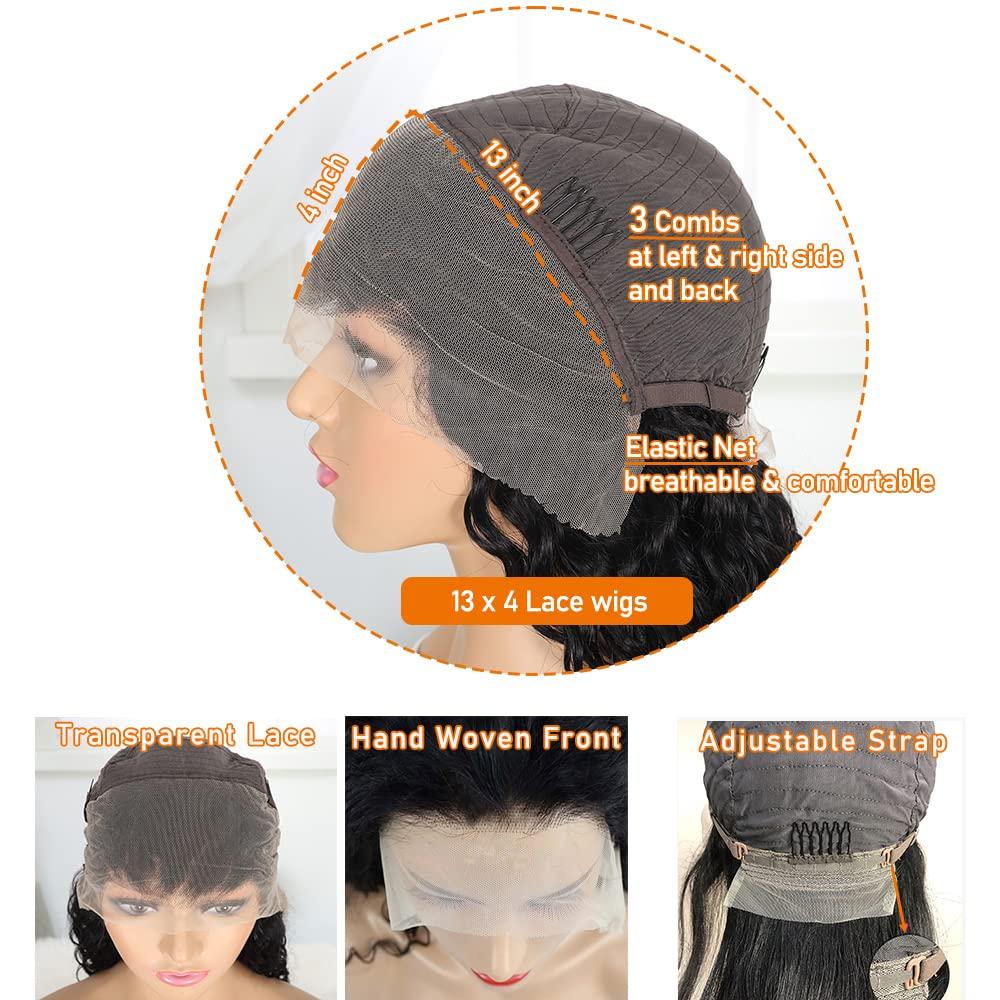 Edwad 28 Inch Curly Lace Front Wig Human Hair Wet And Wavy Curly Wigs Deep Wave Curly Lace Front Wigs Human Hair Curly Frontal Wigs Human Hair 13x4 Jerry Curly Human Hair Wig Deep Curly Lace Front Wigs Huma