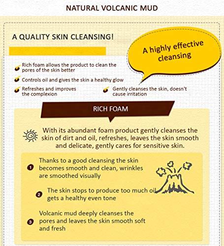 ROREC ROREC Volcanic Mud Clean Pore Cleanser Foam Natural Skin ?are Moisture 100ml