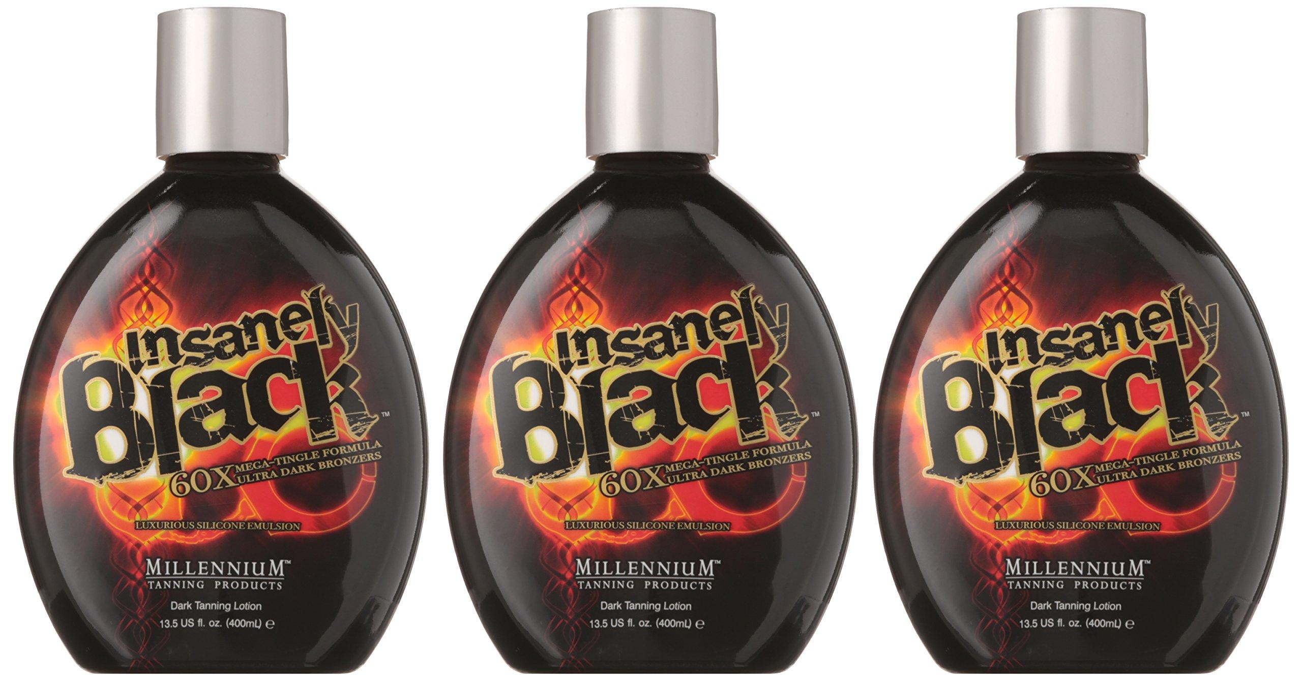 Millenium Tanning Millenium Tanning Products - Insanely Black 60X (Pack of 3)