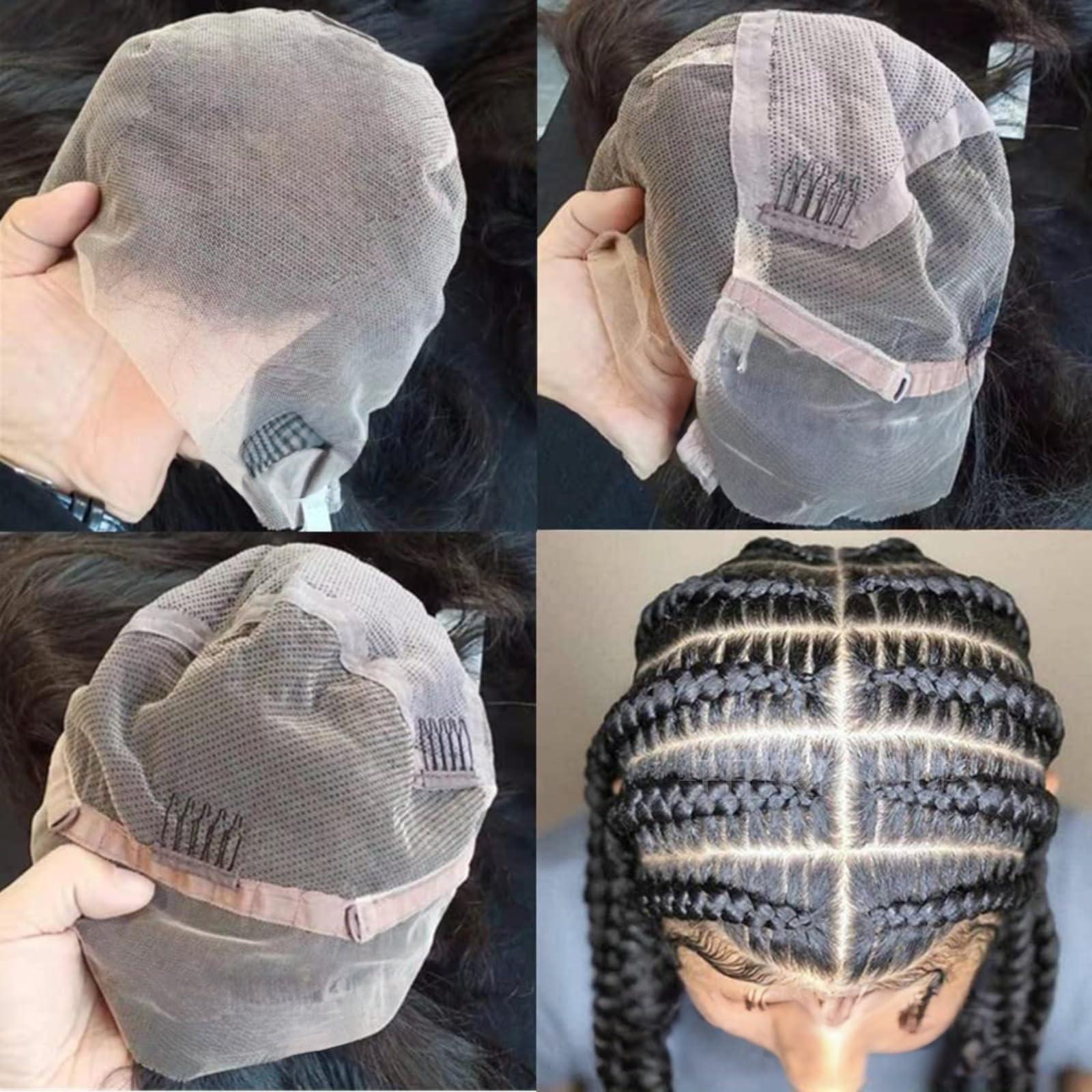 HERMOUS HERMOUS Full Lace Human Hair Wigs HD Transparent Lace Pre Plucked Handmade Whole Head Part Anywhere Lace Wig 180% Density Straight 12A Brazilian Virgin Remy Hair 12 Inch Natural Black