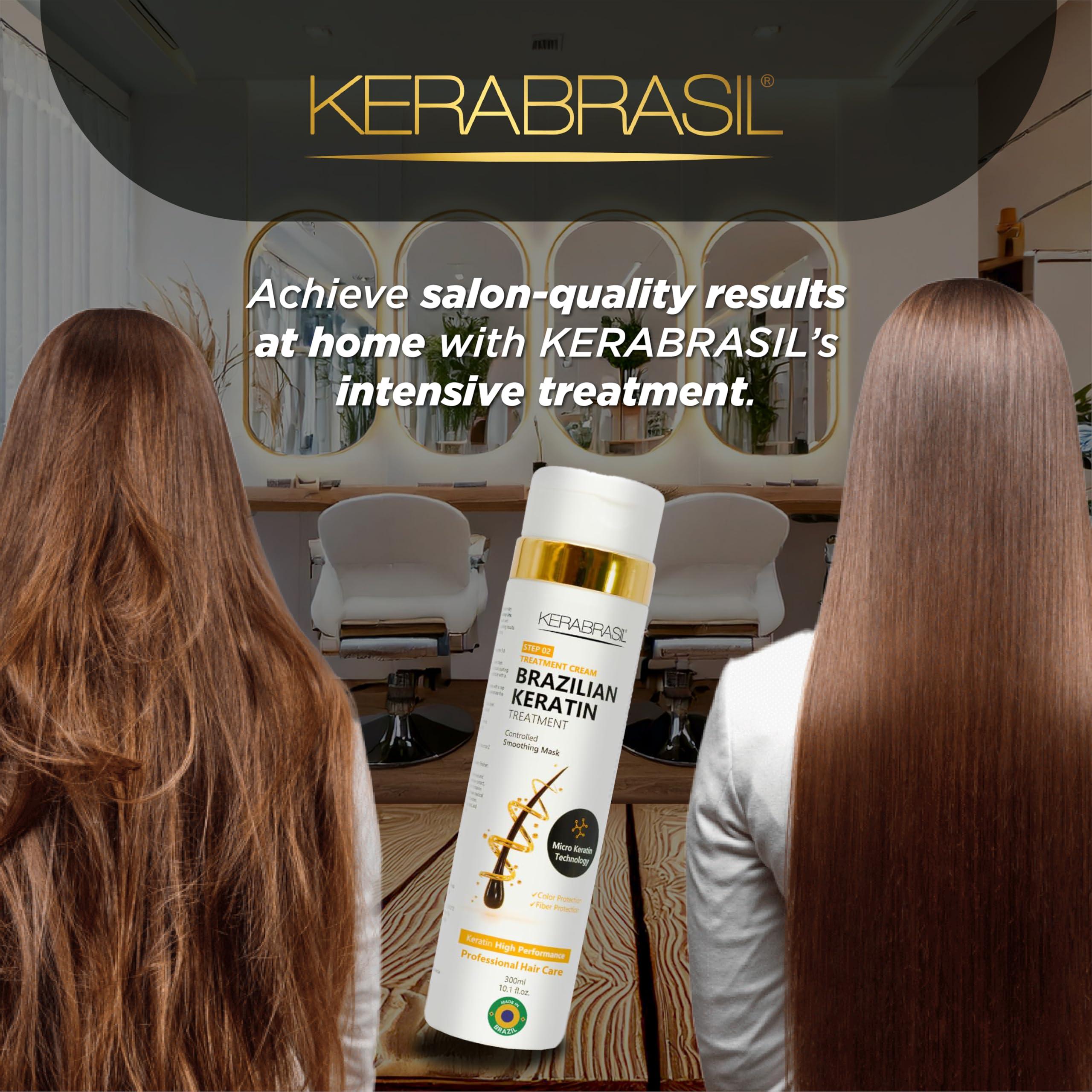 Kerabrasil Kerabrasil Brazilian Keratin Treatment - Deep Repair & Strengthening for Damaged, Frizzy Hair | Smooth & Manageable Locks | Gentle Cleansing, Perfect for Chemically-Treated Hair (Conditioner)
