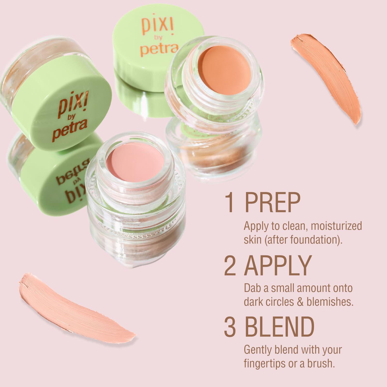 Pixi Pixi Beauty Correction Concentrate Duo - Brightening Peach & Awakening Apricot | Under Eye Colour Corrector | Illuminating Concealer | 0.1 Fl Oz Each